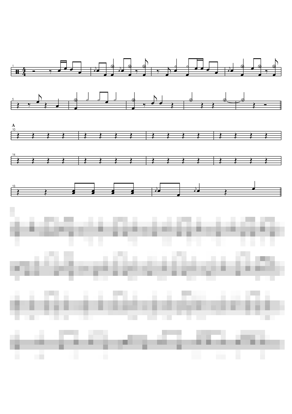 하늘의 권세 가지사 Sheet Music Preview