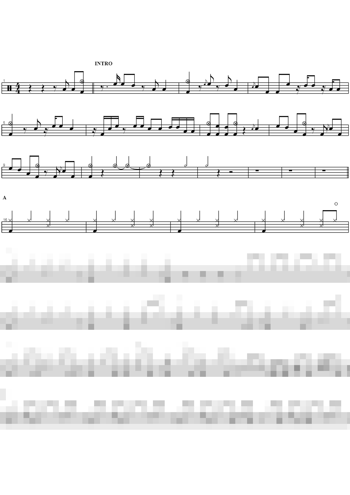 하늘에는주께영광 Sheet Music Preview