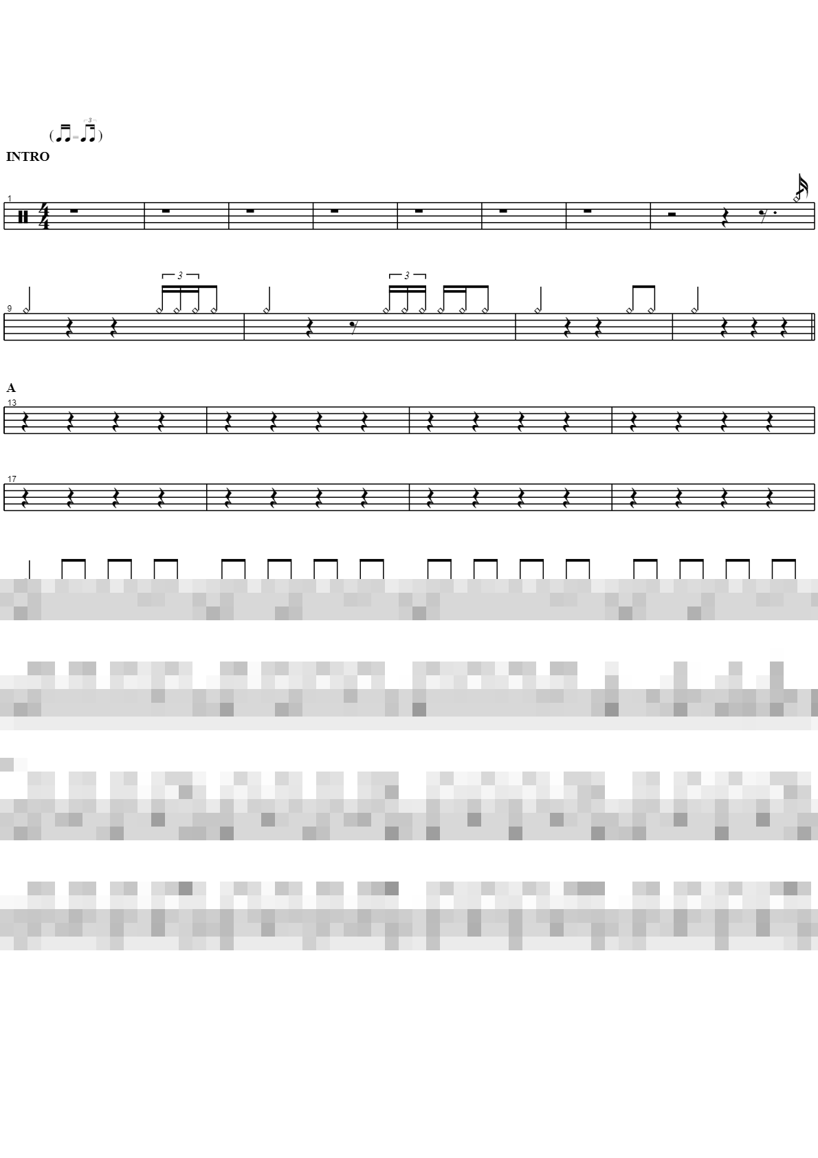 촛불(리메이크) Sheet Music Preview