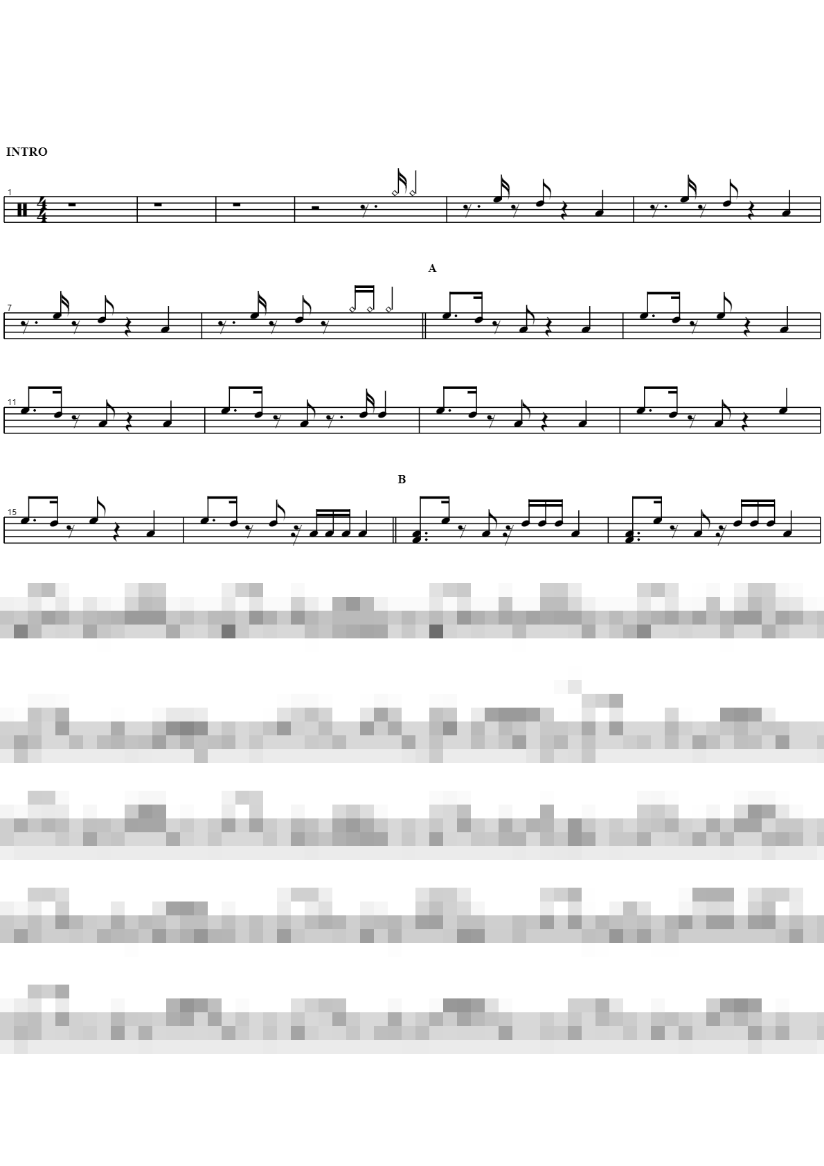 주는 존귀하신 분 Sheet Music Preview