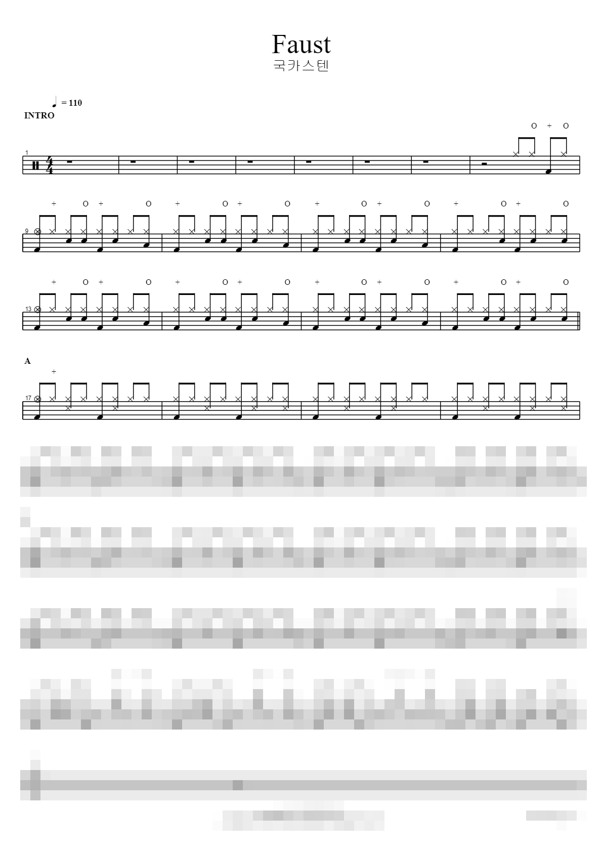 Faust Sheet Music Preview