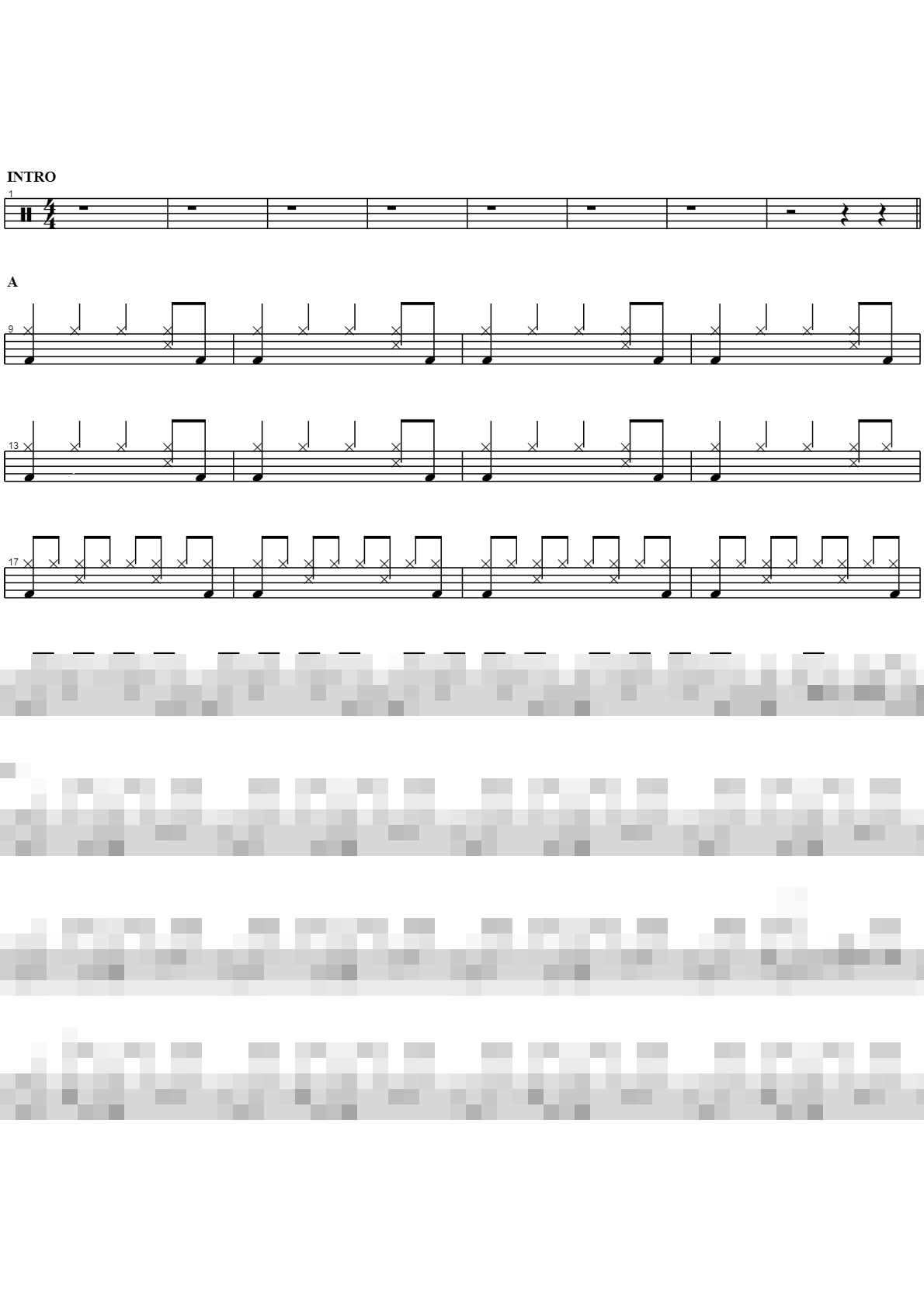 비오는 날 수채화 Sheet Music Preview