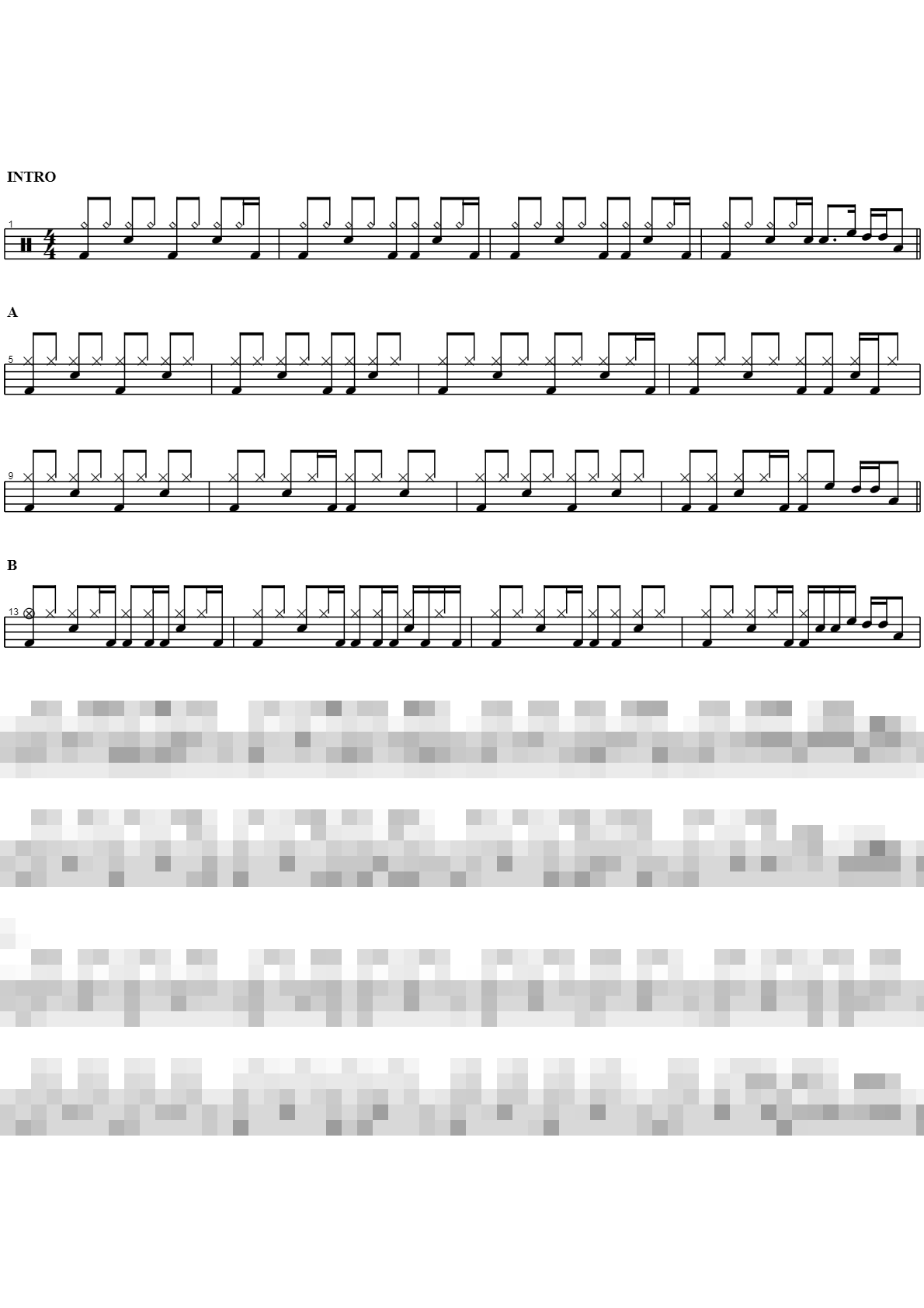 작은연인들 Sheet Music Preview