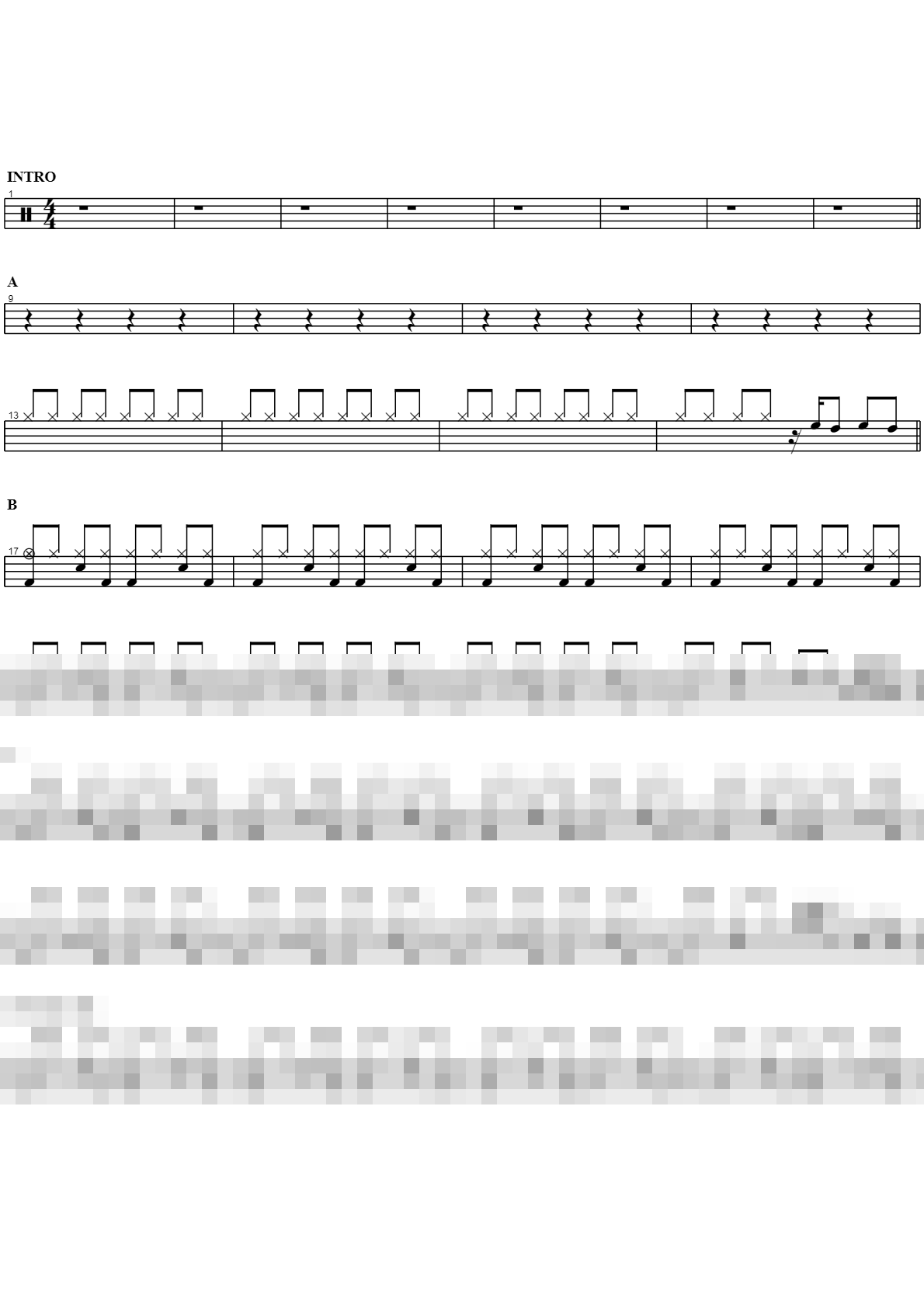 소중한 사람 Sheet Music Preview