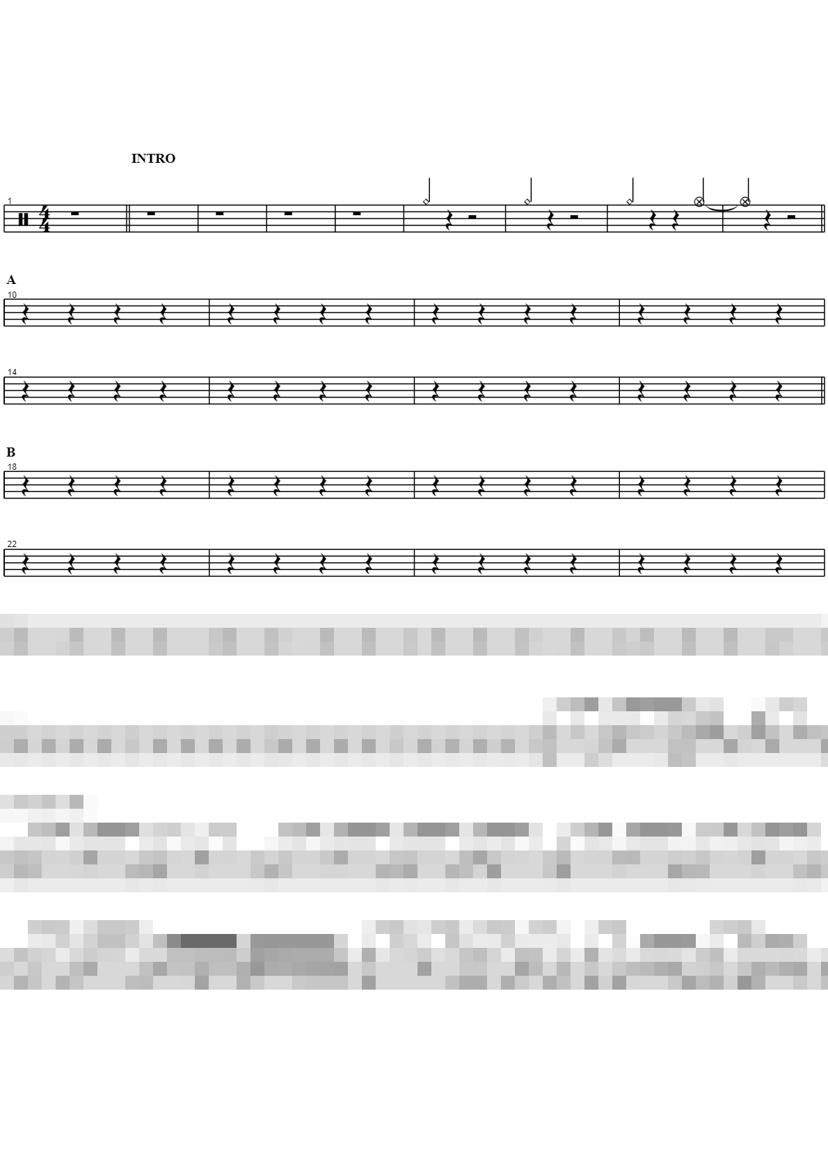 립스틱 짙게 바르고 Sheet Music Preview