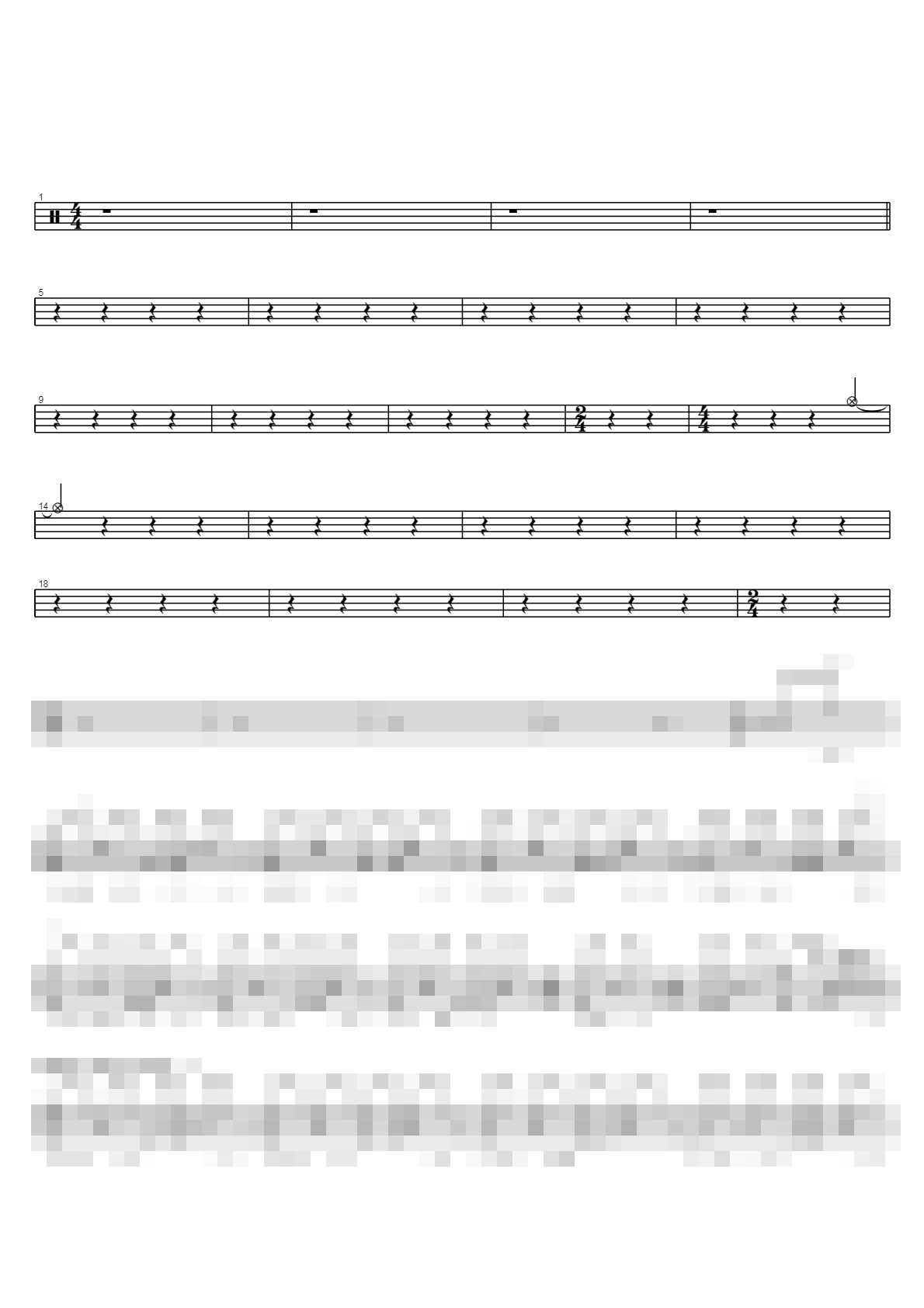 내 삶은 주의 것 Sheet Music Preview