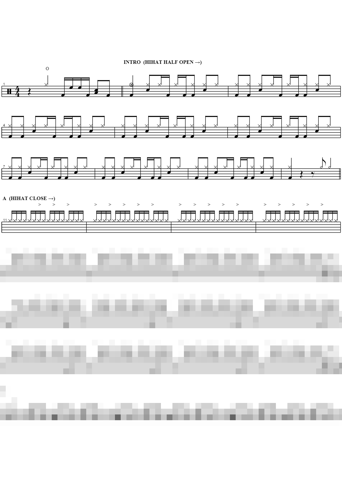 사랑했지만 Sheet Music Preview