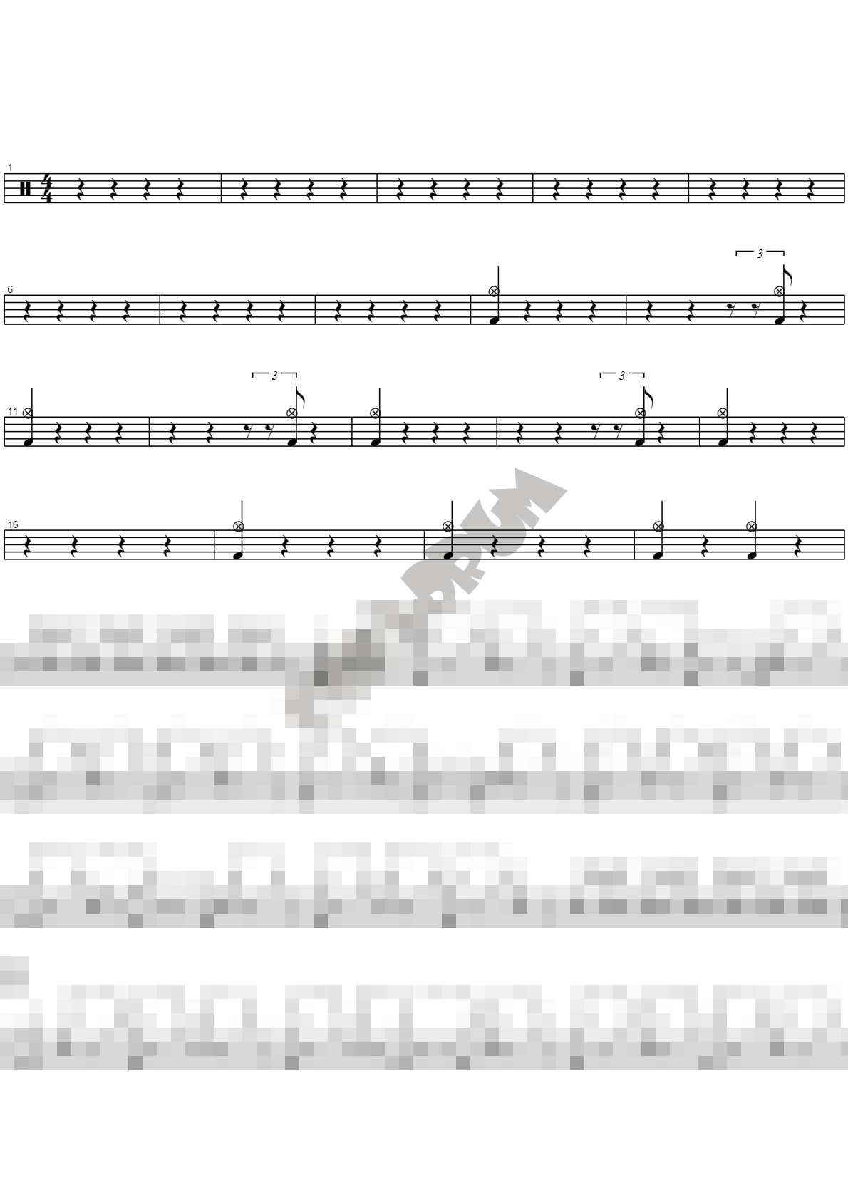 Rock Star Sheet Music Preview