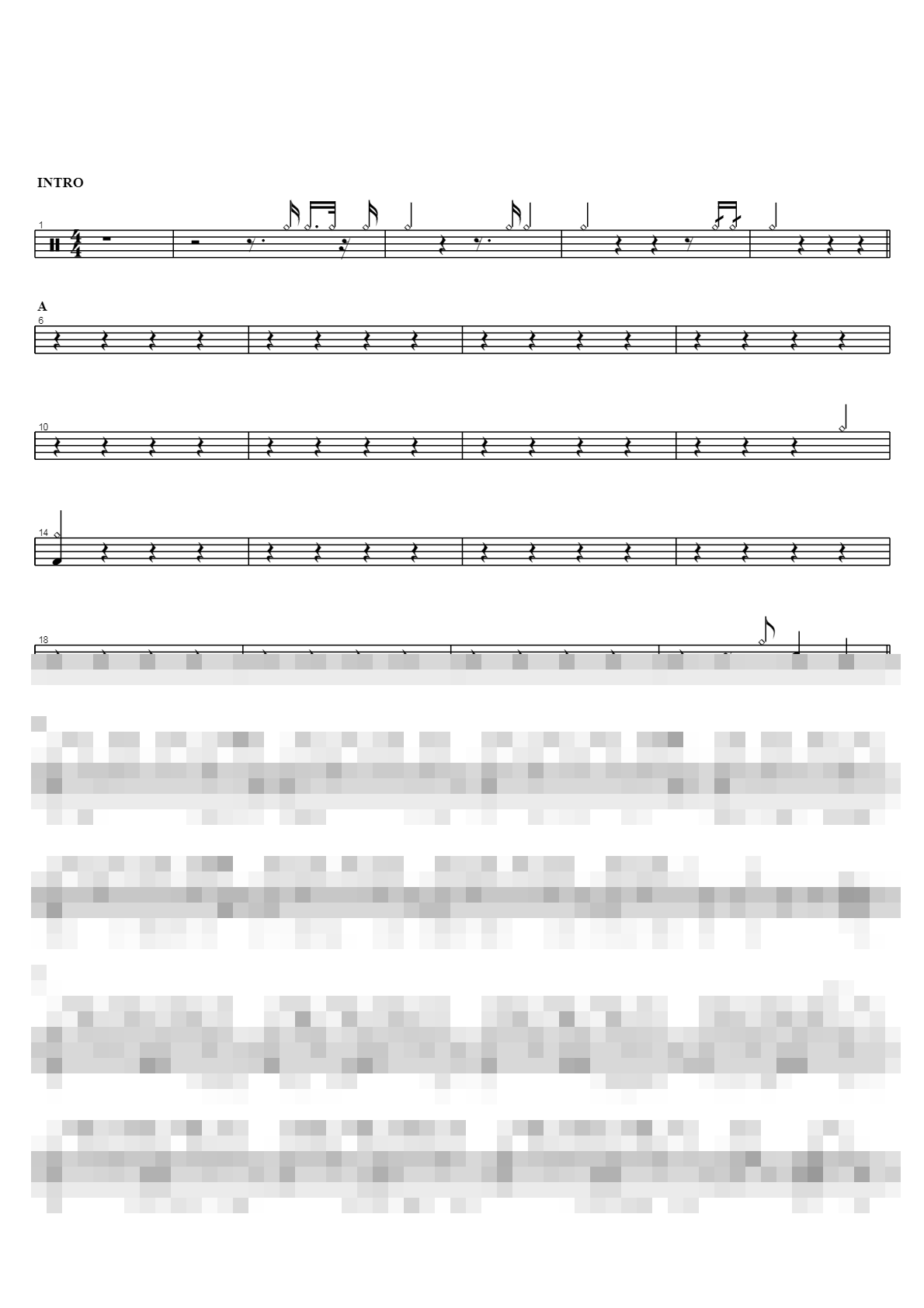 사람 사랑 Sheet Music Preview