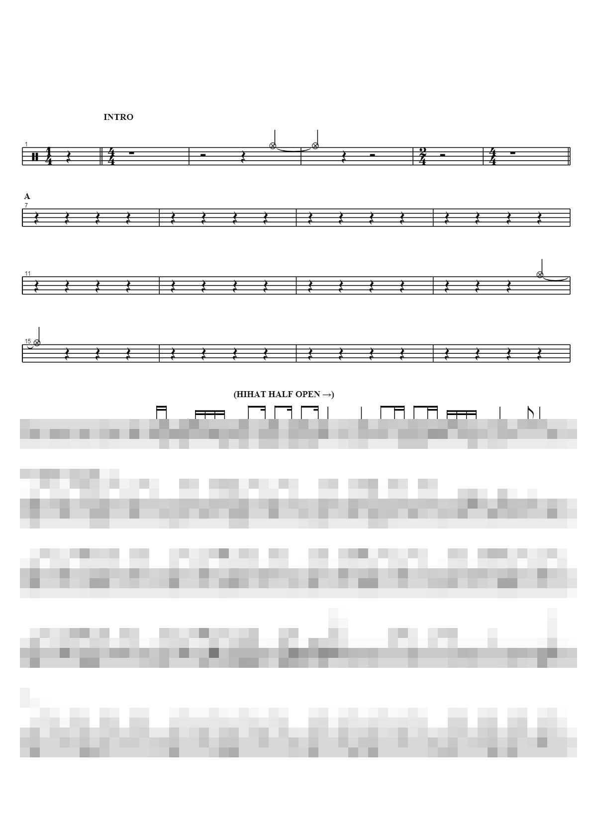 오직 너만 Sheet Music Preview