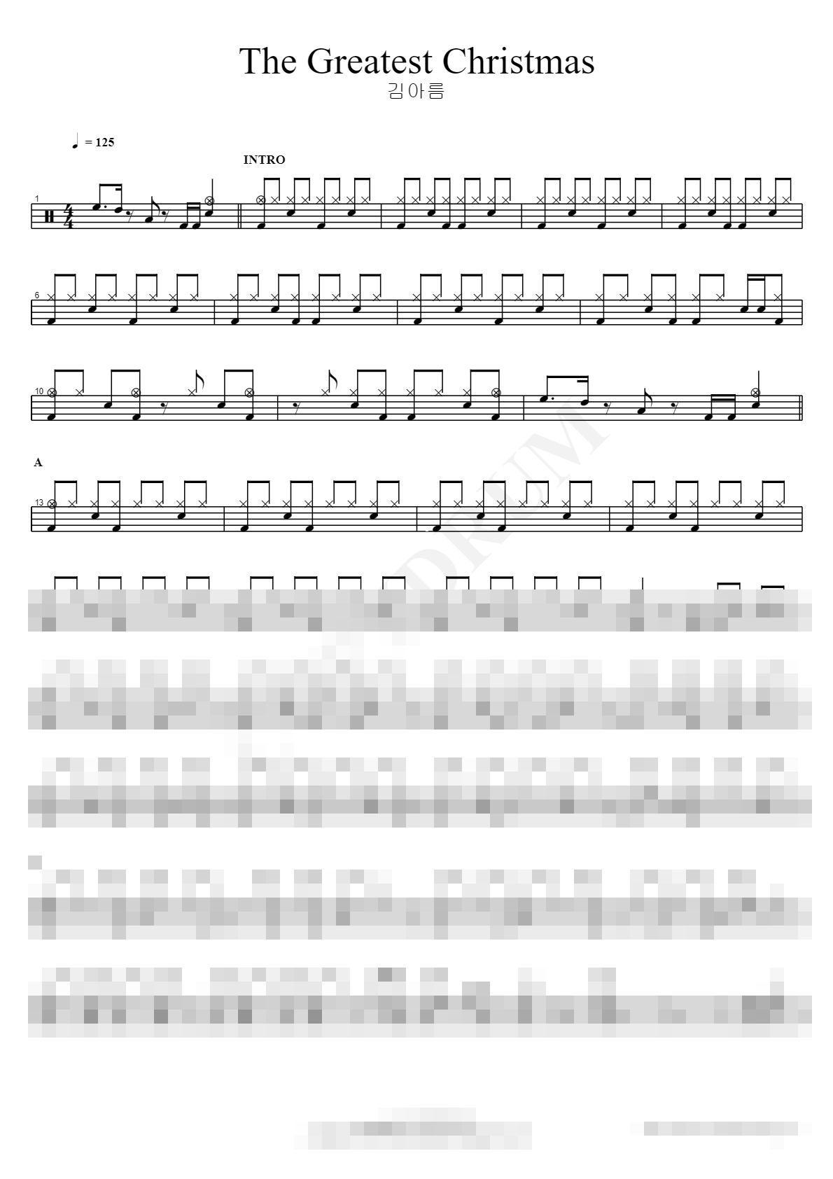 The Greatest Christmas Sheet Music Preview