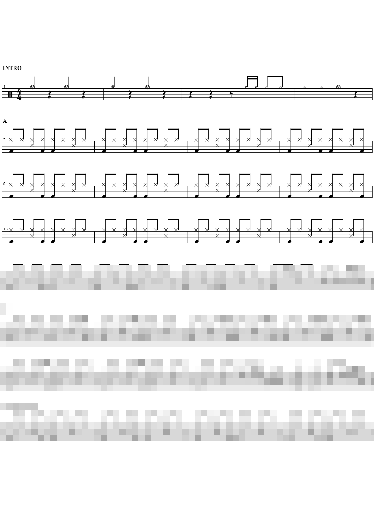 처음이자 마지막 사랑 Sheet Music Preview
