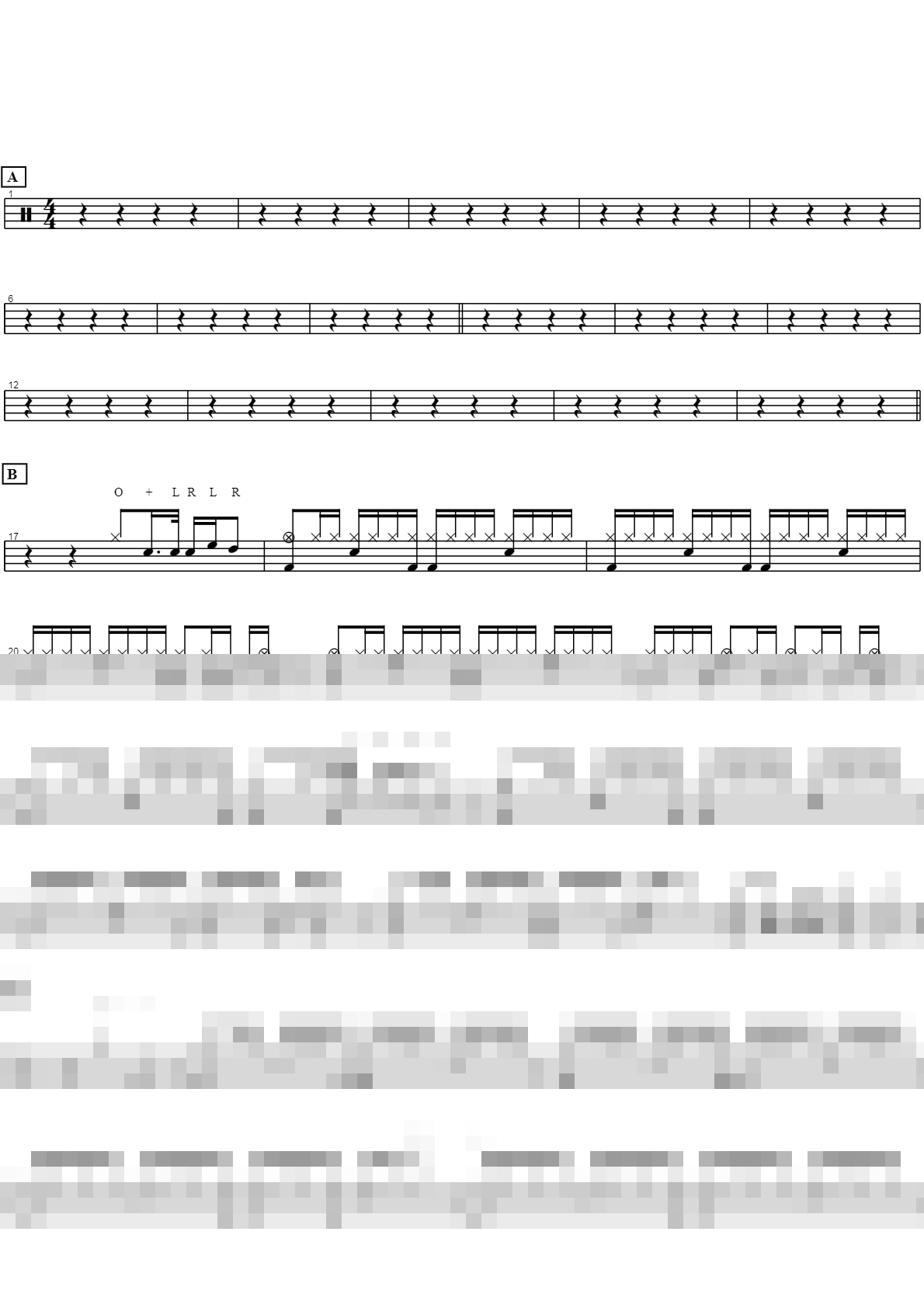 나와 같다면 Sheet Music Preview