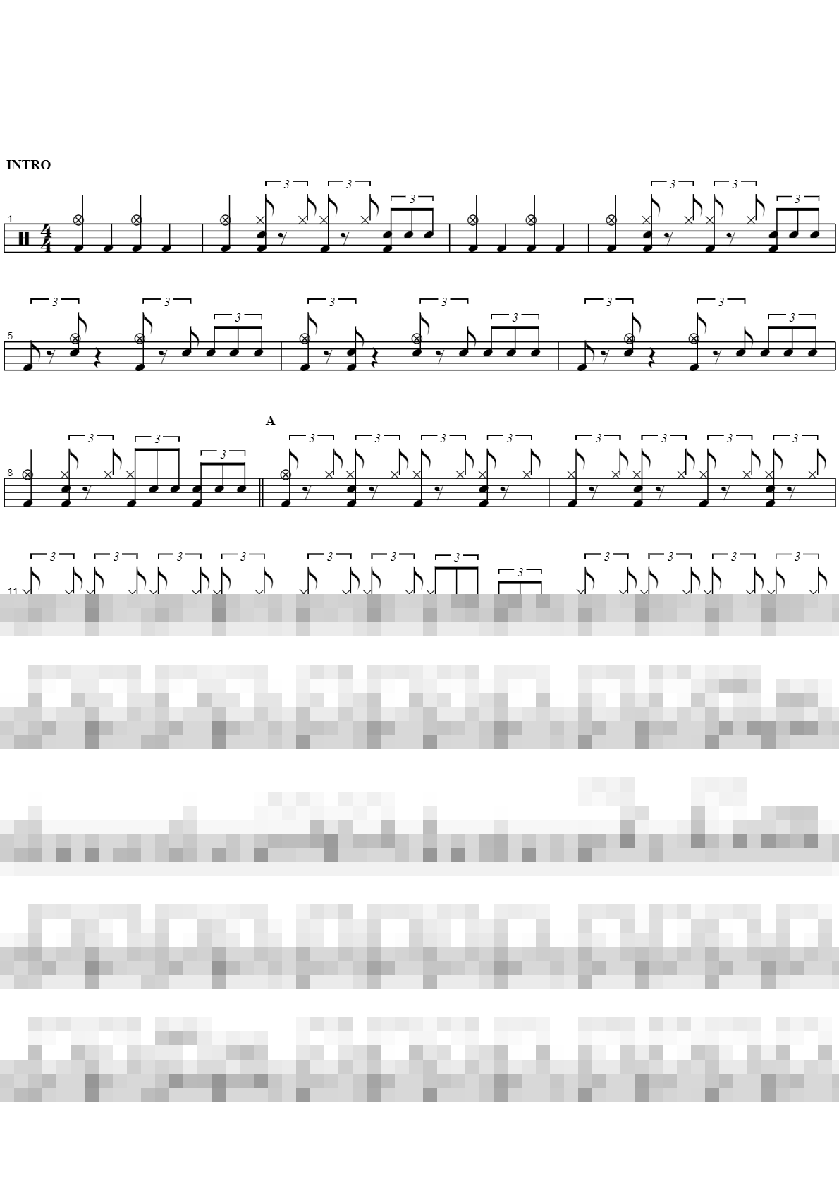 회전의자 Sheet Music Preview