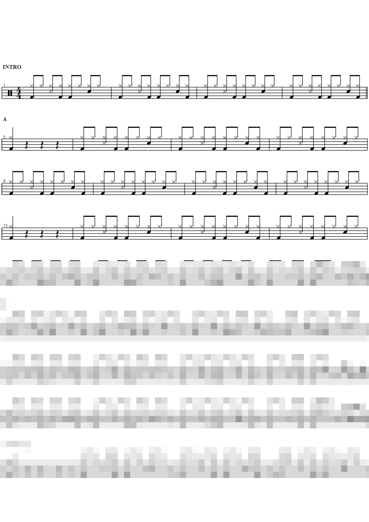 존재의 이유 1 Sheet Music Preview