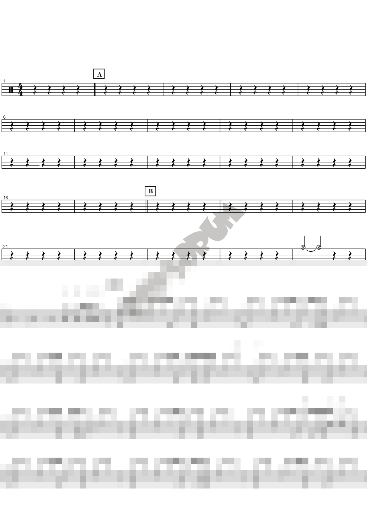 Chocolate Drive Sheet Music Preview