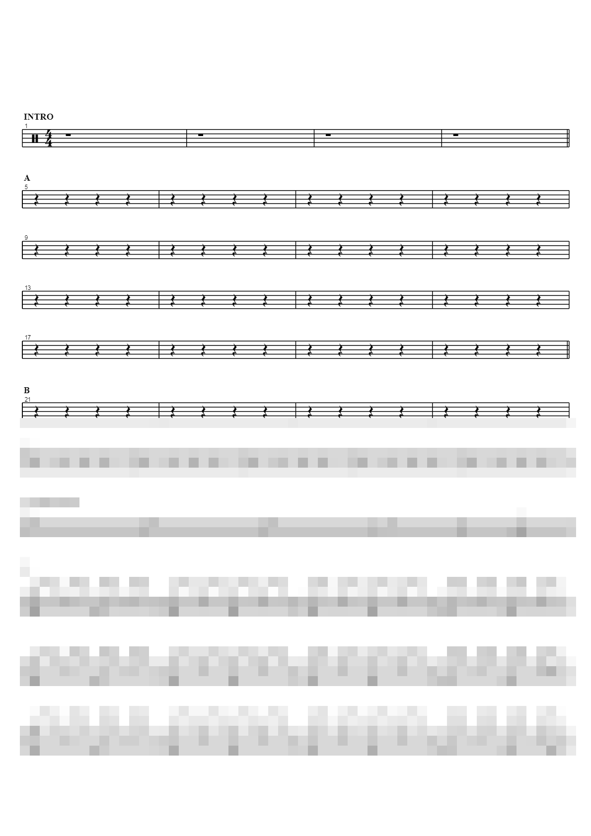 하고싶은 말 Sheet Music Preview