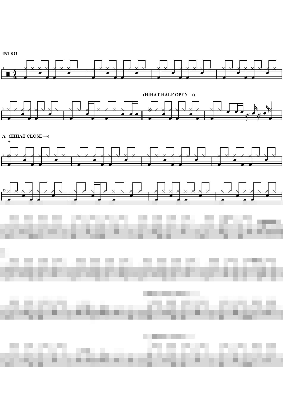 사랑 사랑 사랑 Sheet Music Preview