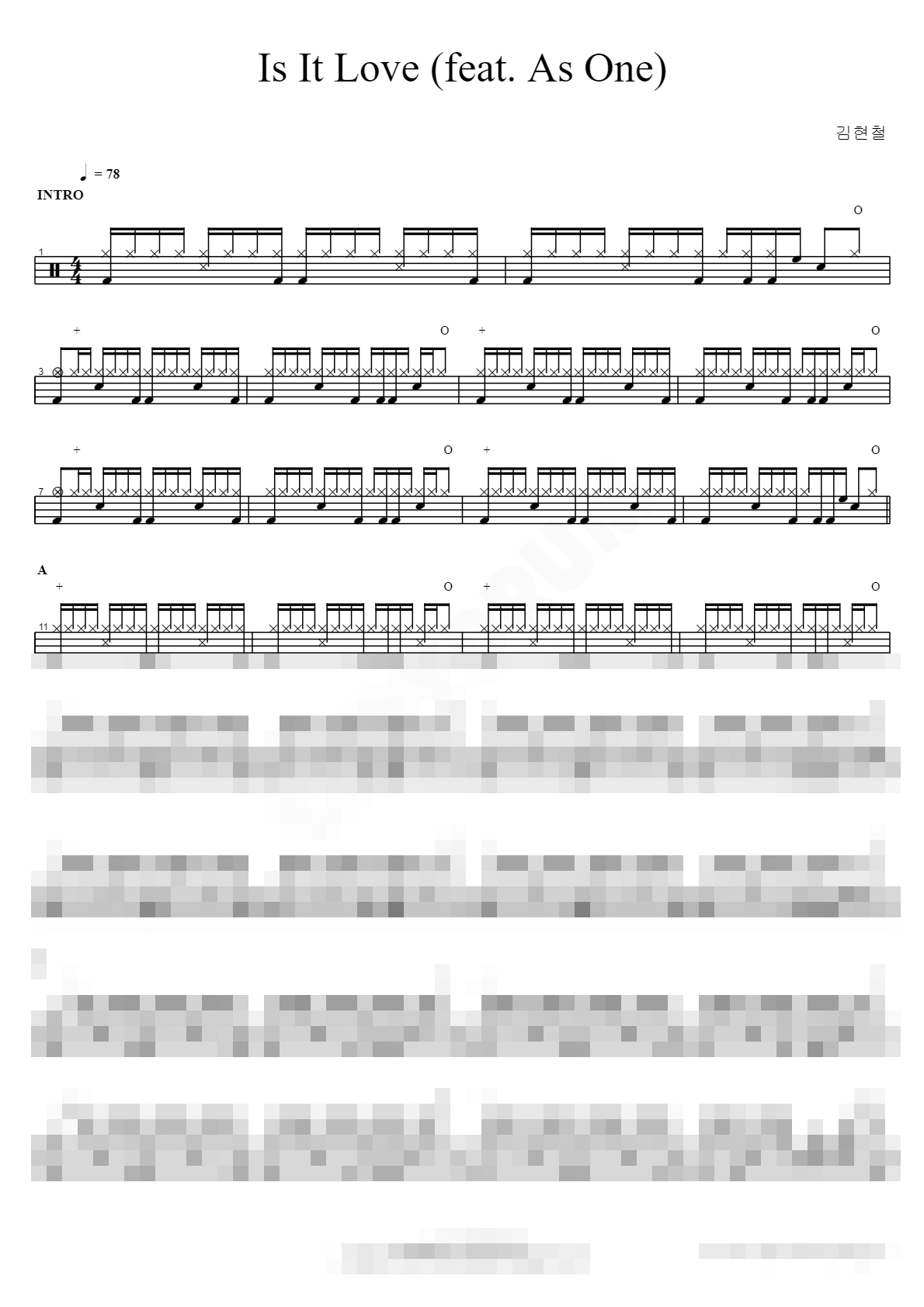 Is It Love (feat. As One) Sheet Music Preview