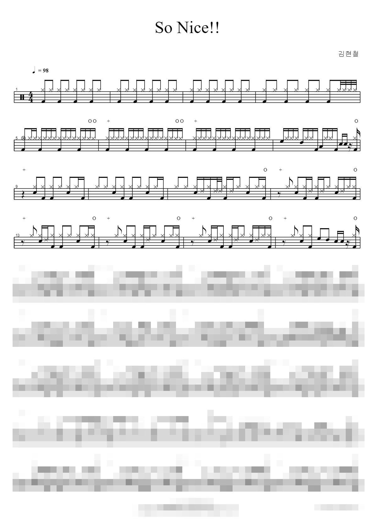 So Nice!! Sheet Music Preview