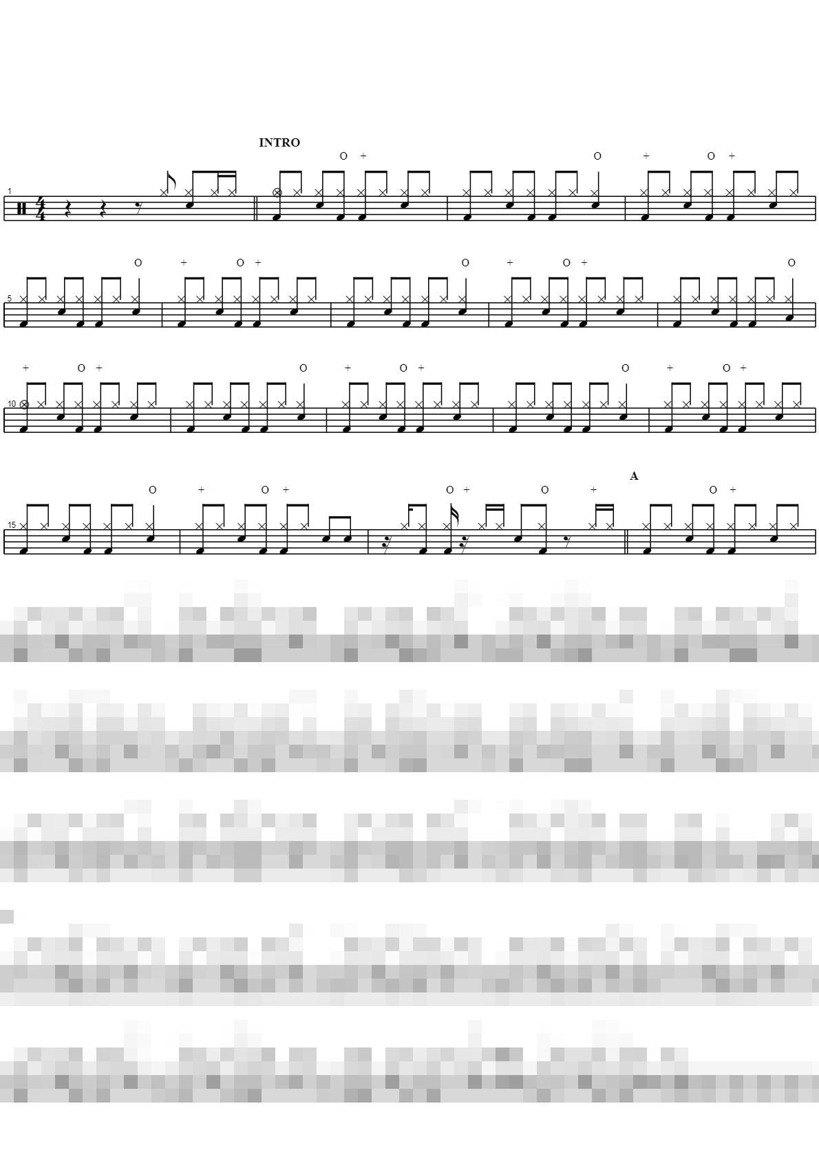 달의 몰락 Sheet Music Preview