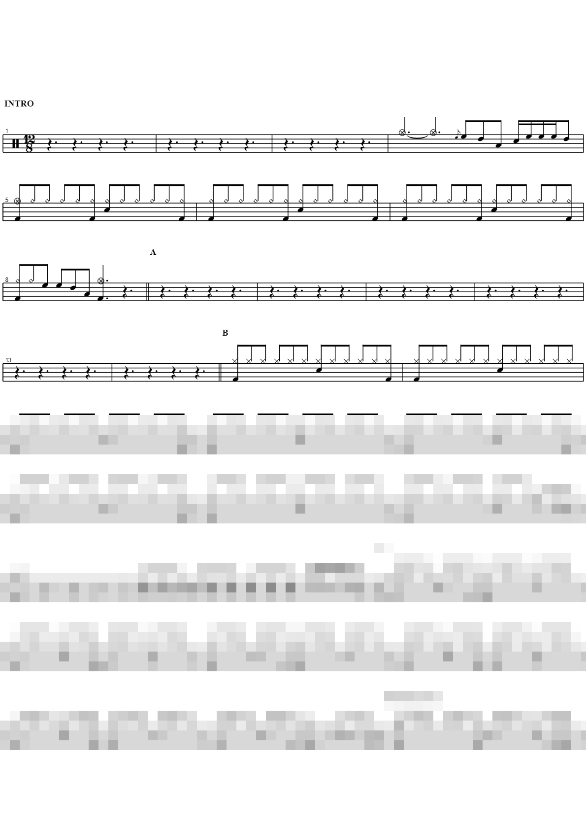 어매 Sheet Music Preview
