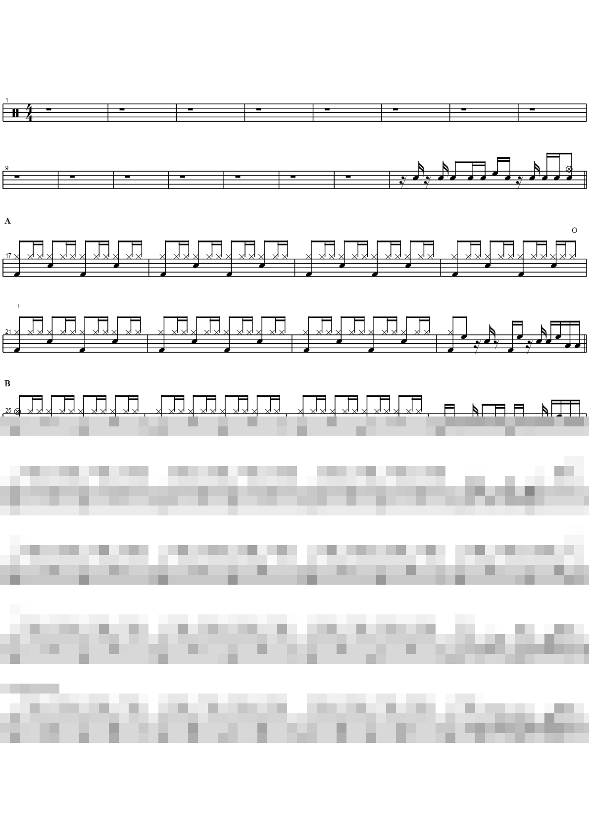 홍시 (울 엄마) Sheet Music Preview
