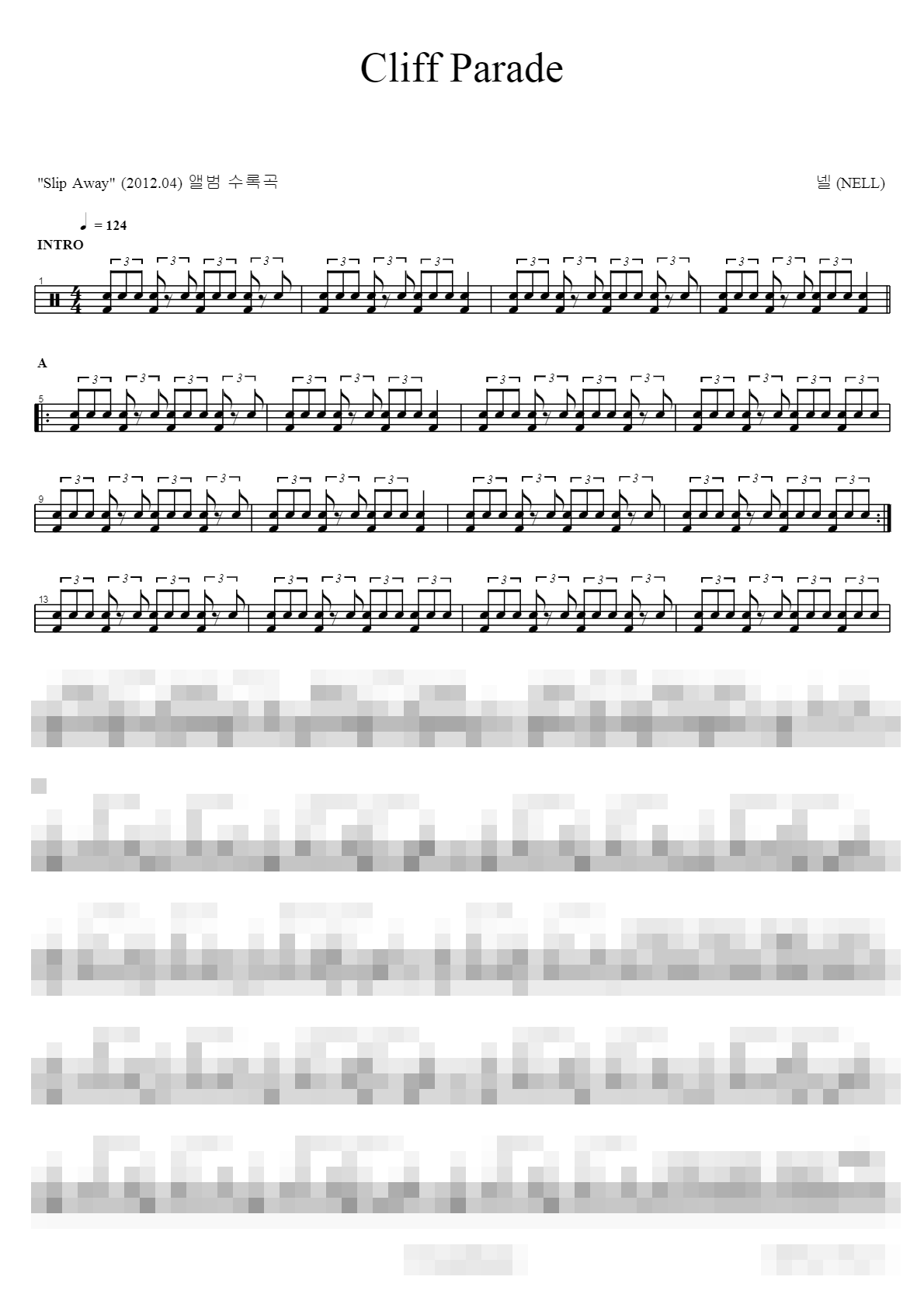 Cliff Parade Sheet Music Preview