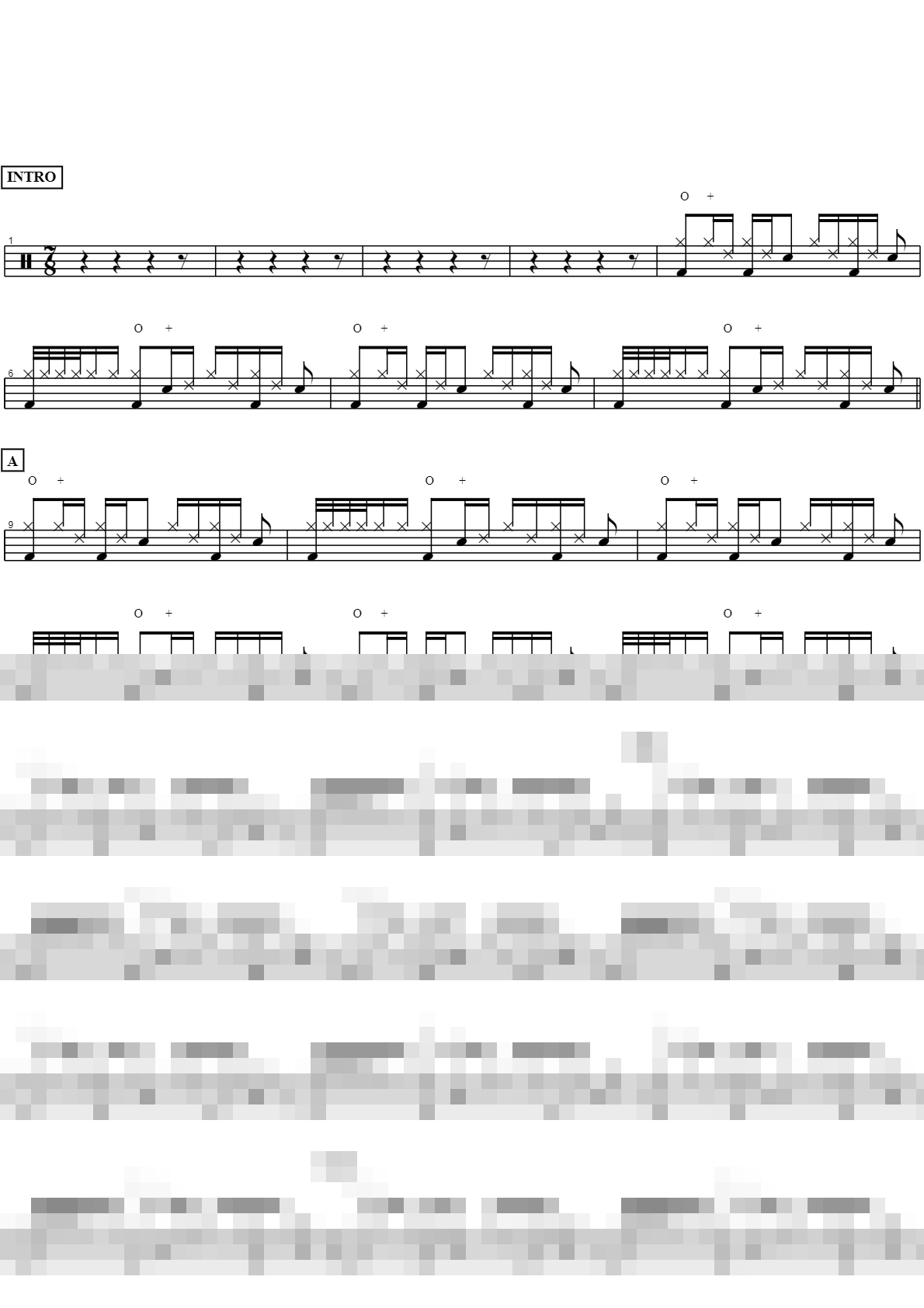 The Ending Sheet Music Preview