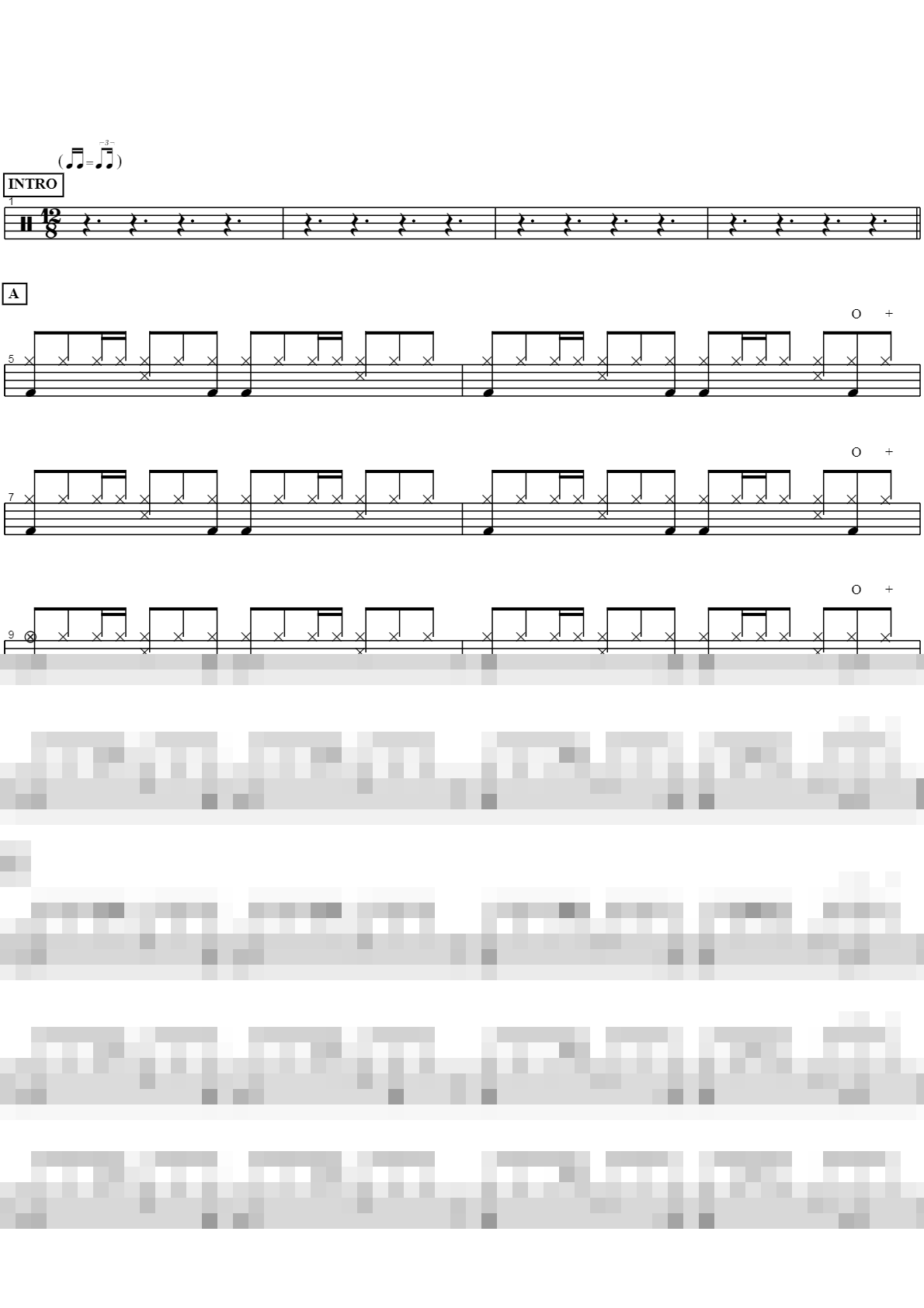하지 못한 말 Sheet Music Preview