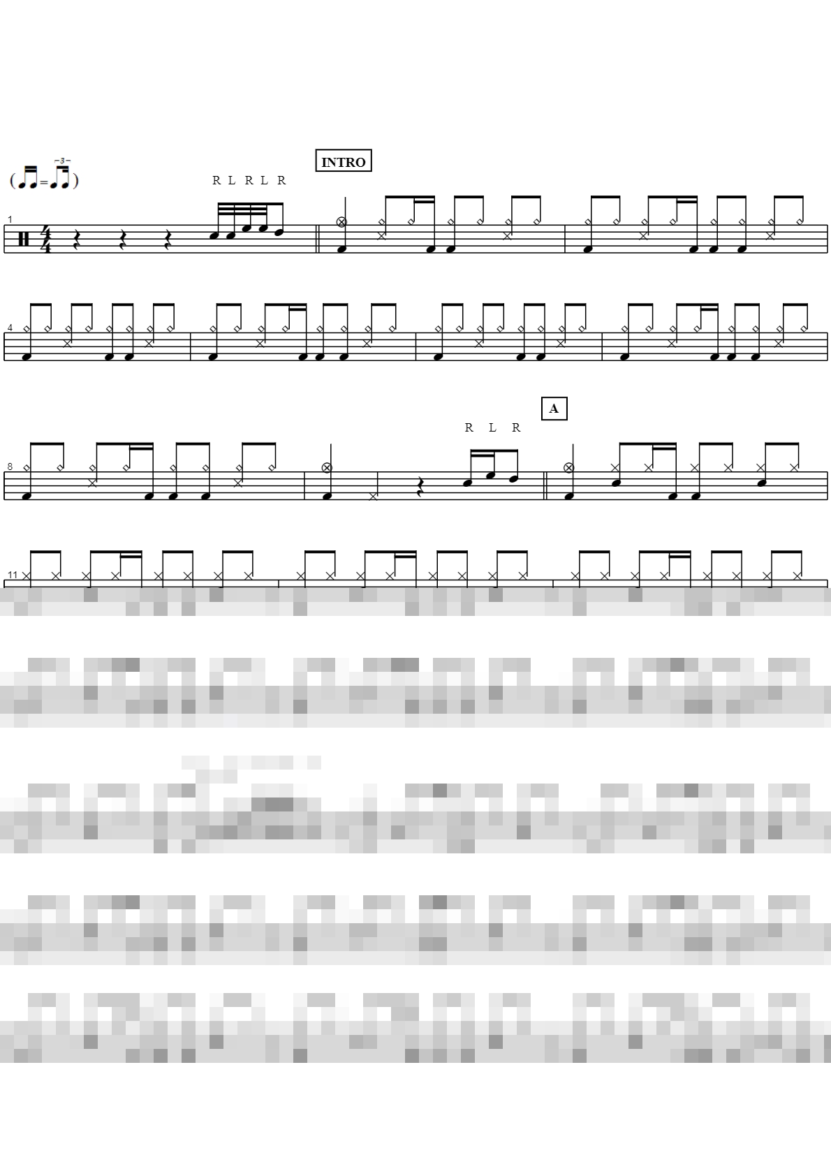 그리운건 너 Sheet Music Preview