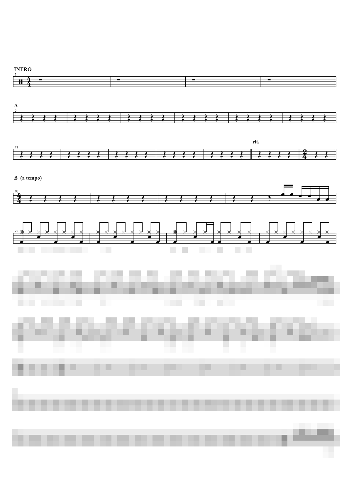 사랑일 뿐이야 Sheet Music Preview