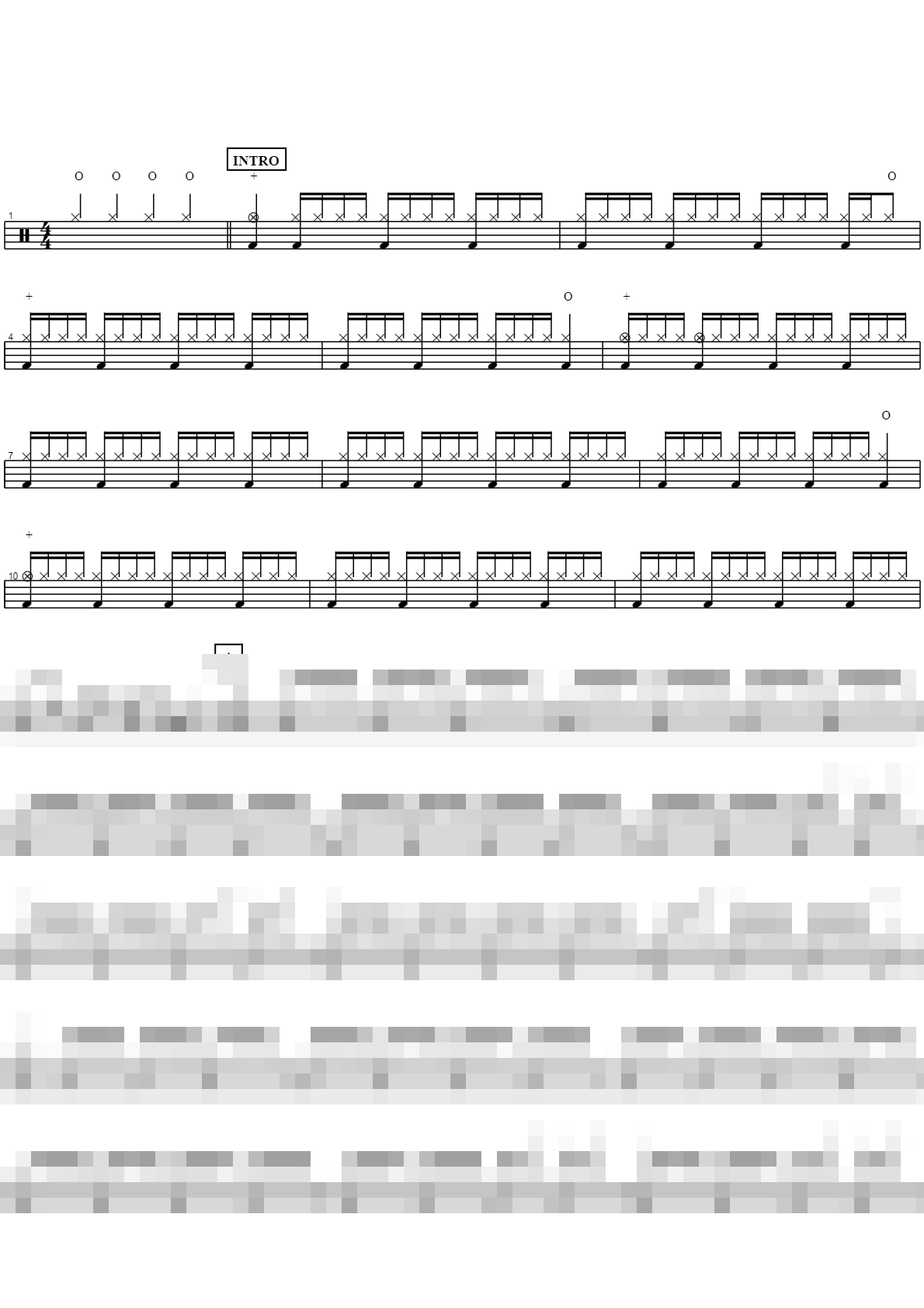 춤추는 세대 Sheet Music Preview