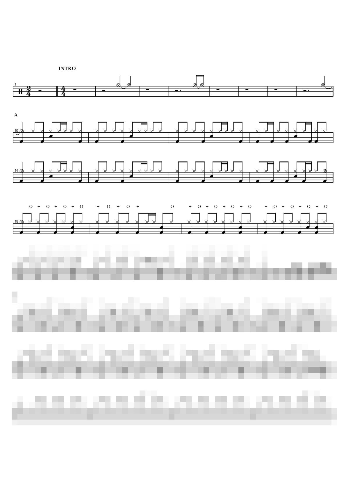 잔소리 Sheet Music Preview