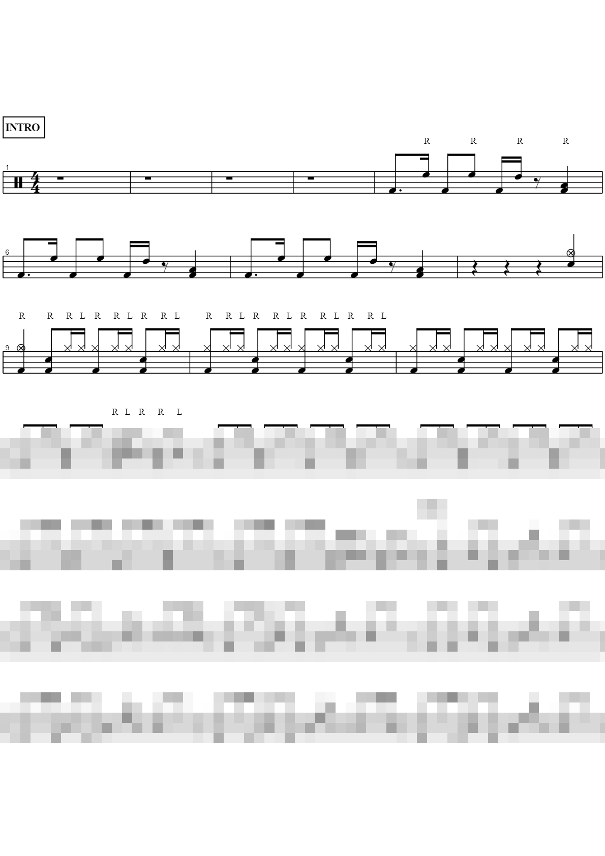 어쩌다마주친 Sheet Music Preview