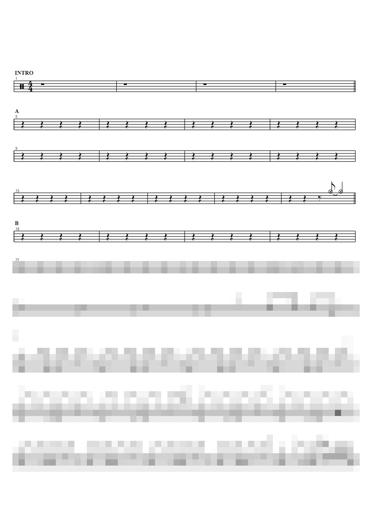 피노키오 Sheet Music Preview