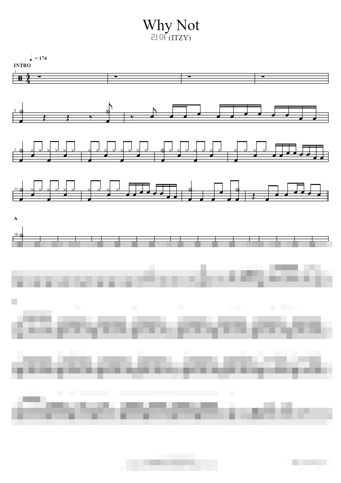 Why Not Sheet Music Preview