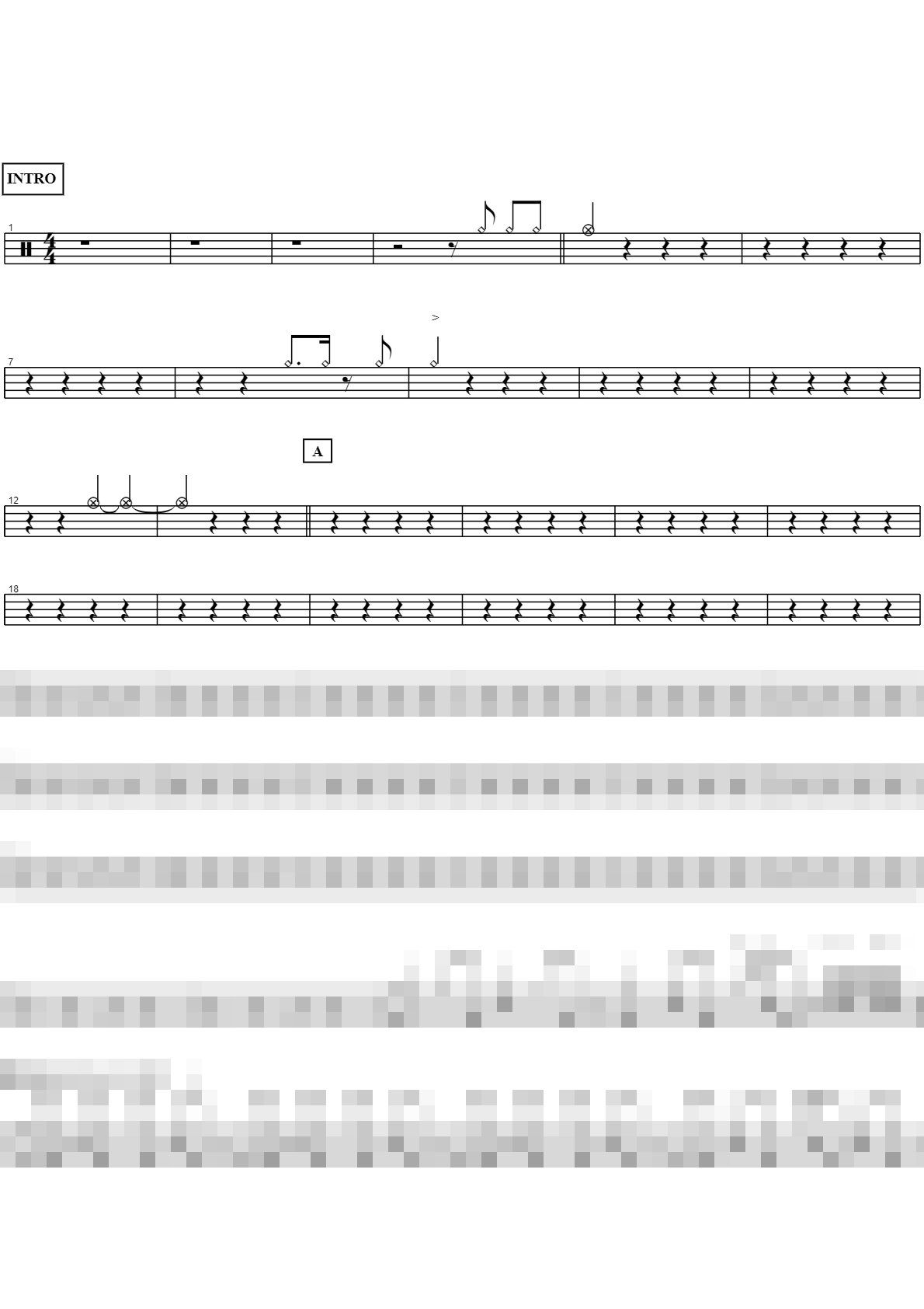 진달래꽃 Sheet Music Preview