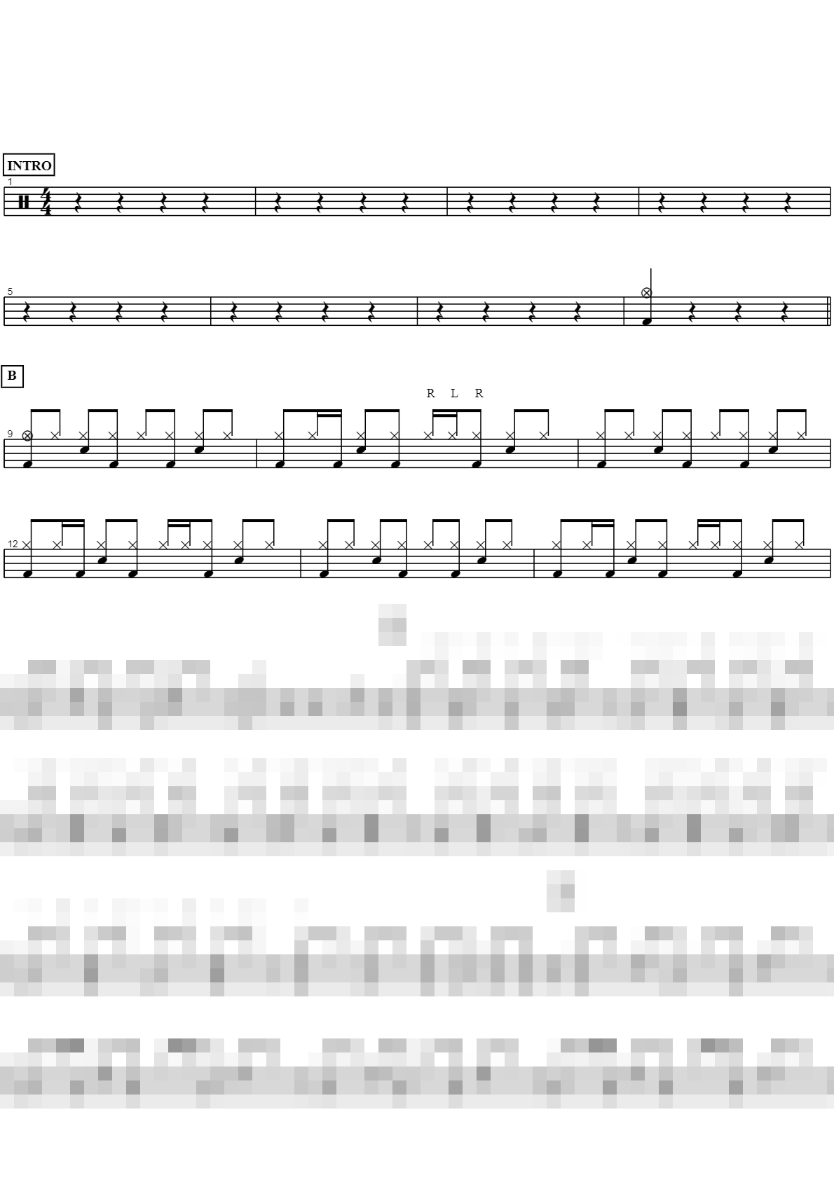 톡톡 Sheet Music Preview