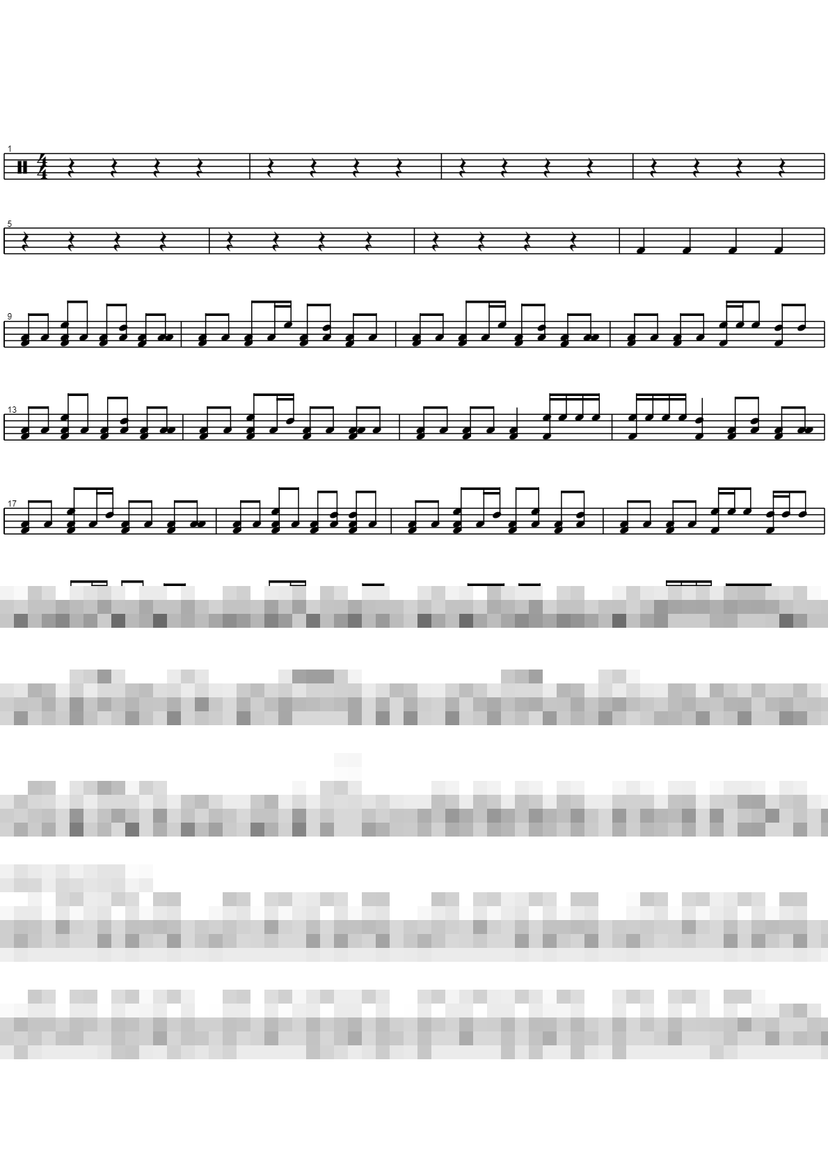 예수 나의 첫사랑 되시네 Sheet Music Preview