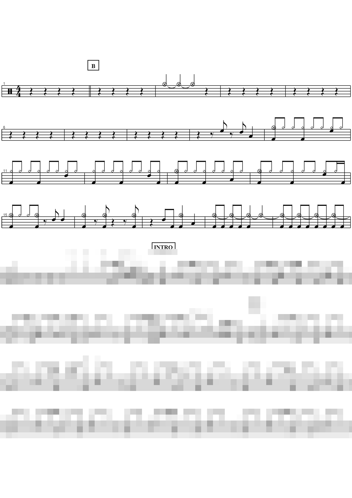 하늘위에 주님밖에(예배실황) Sheet Music Preview