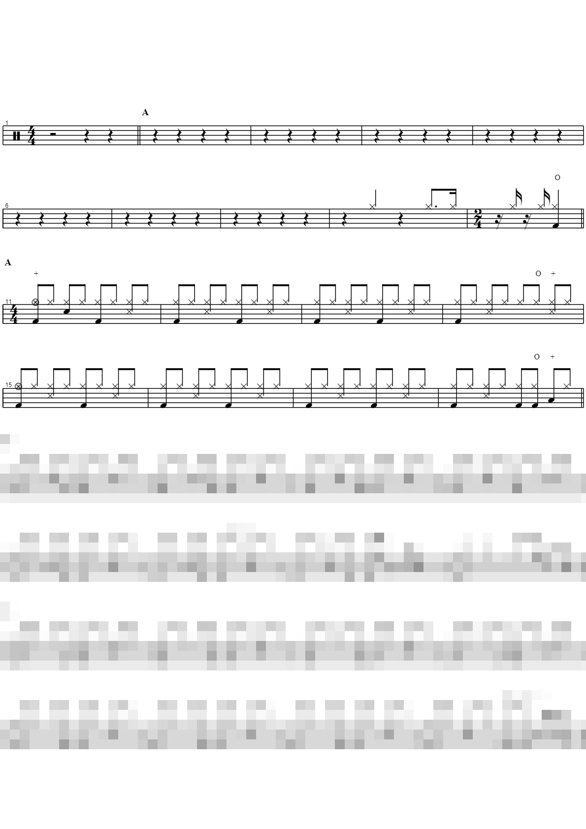 마음이 상한 자를 Sheet Music Preview