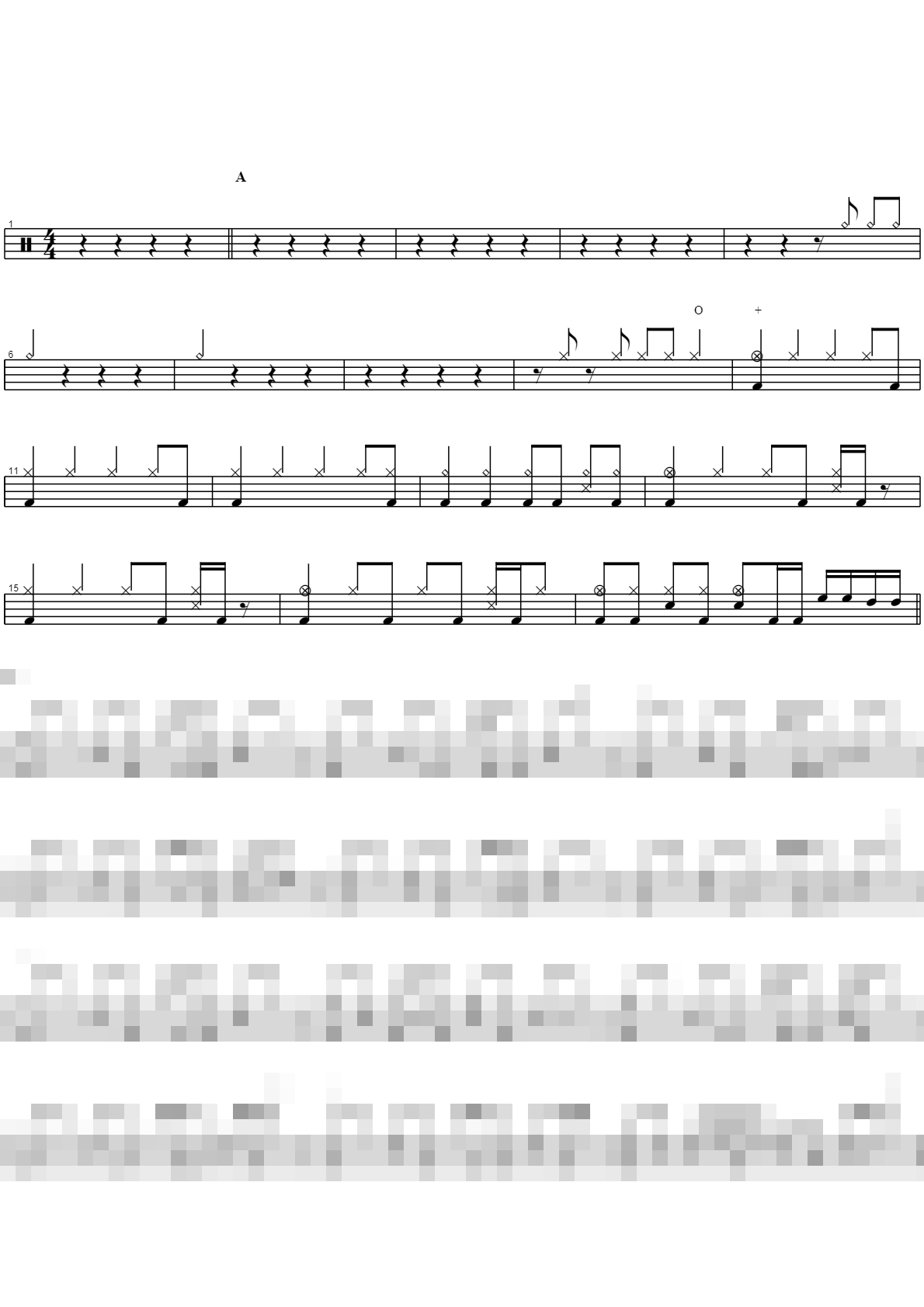 테이크아웃 Sheet Music Preview