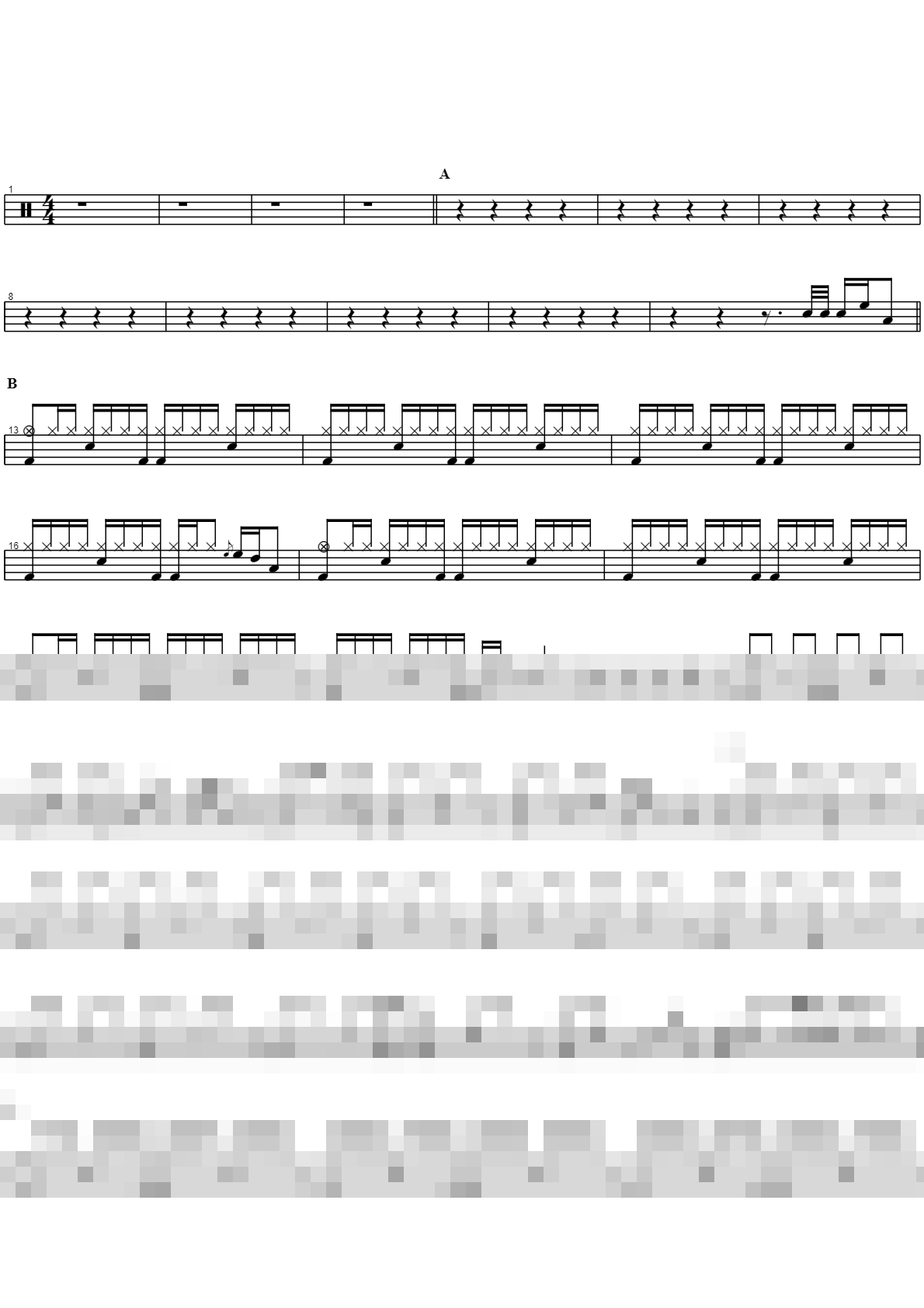 미친거니 Sheet Music Preview