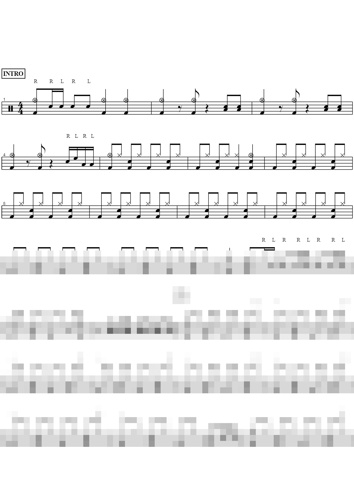 뿐이고 Sheet Music Preview
