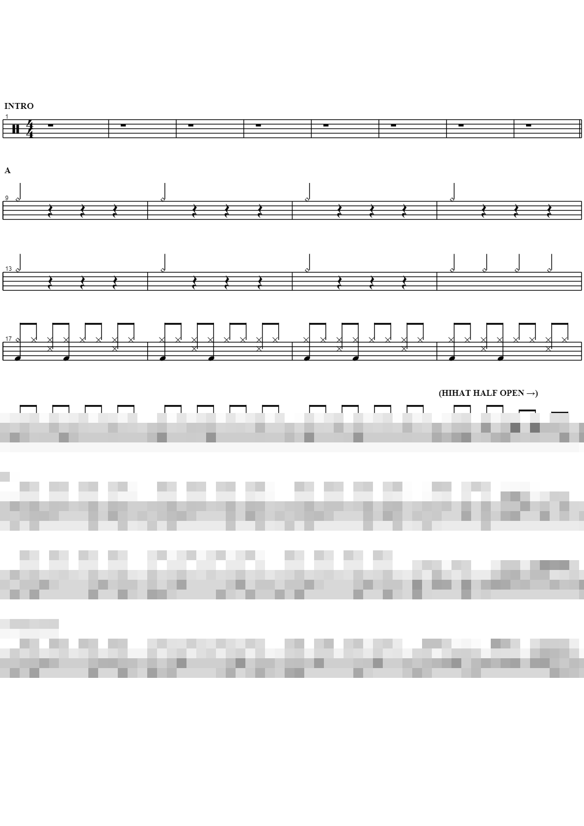 비와 당신 Sheet Music Preview