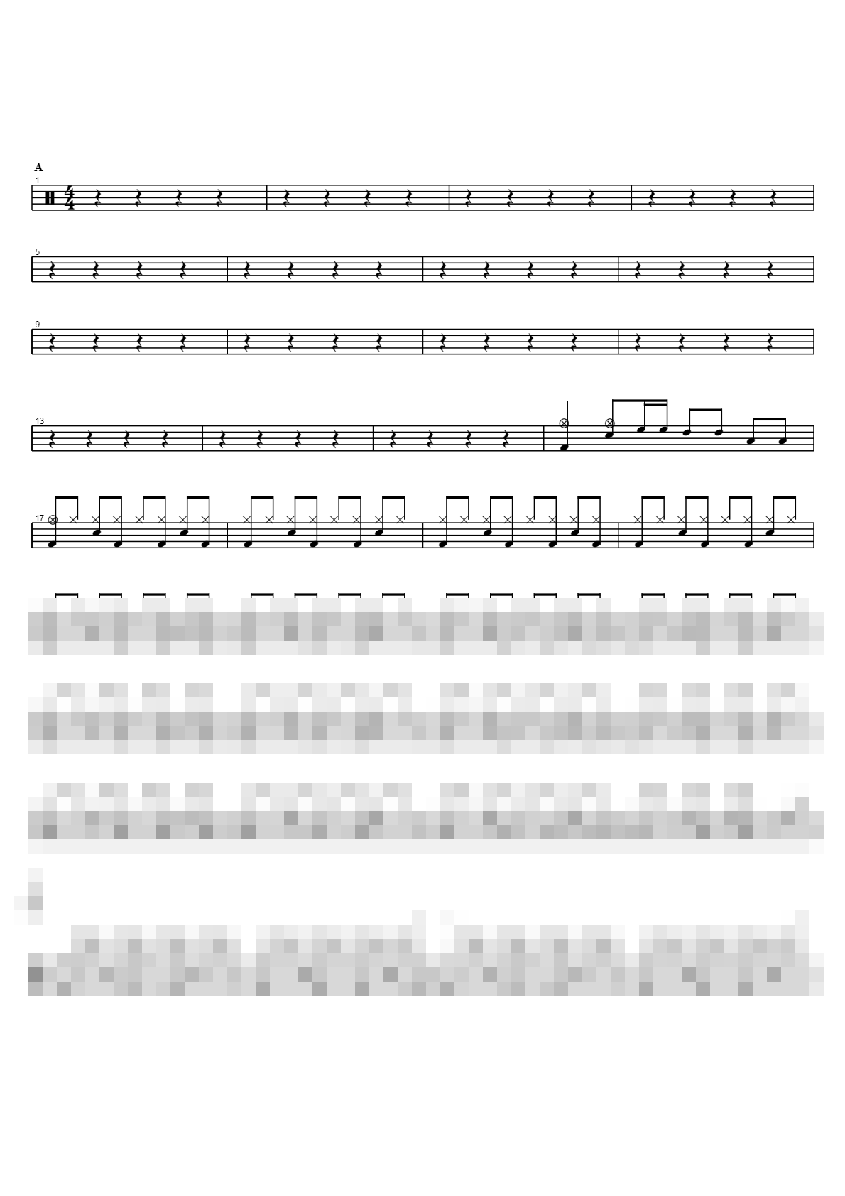 바람아 불어라 Sheet Music Preview