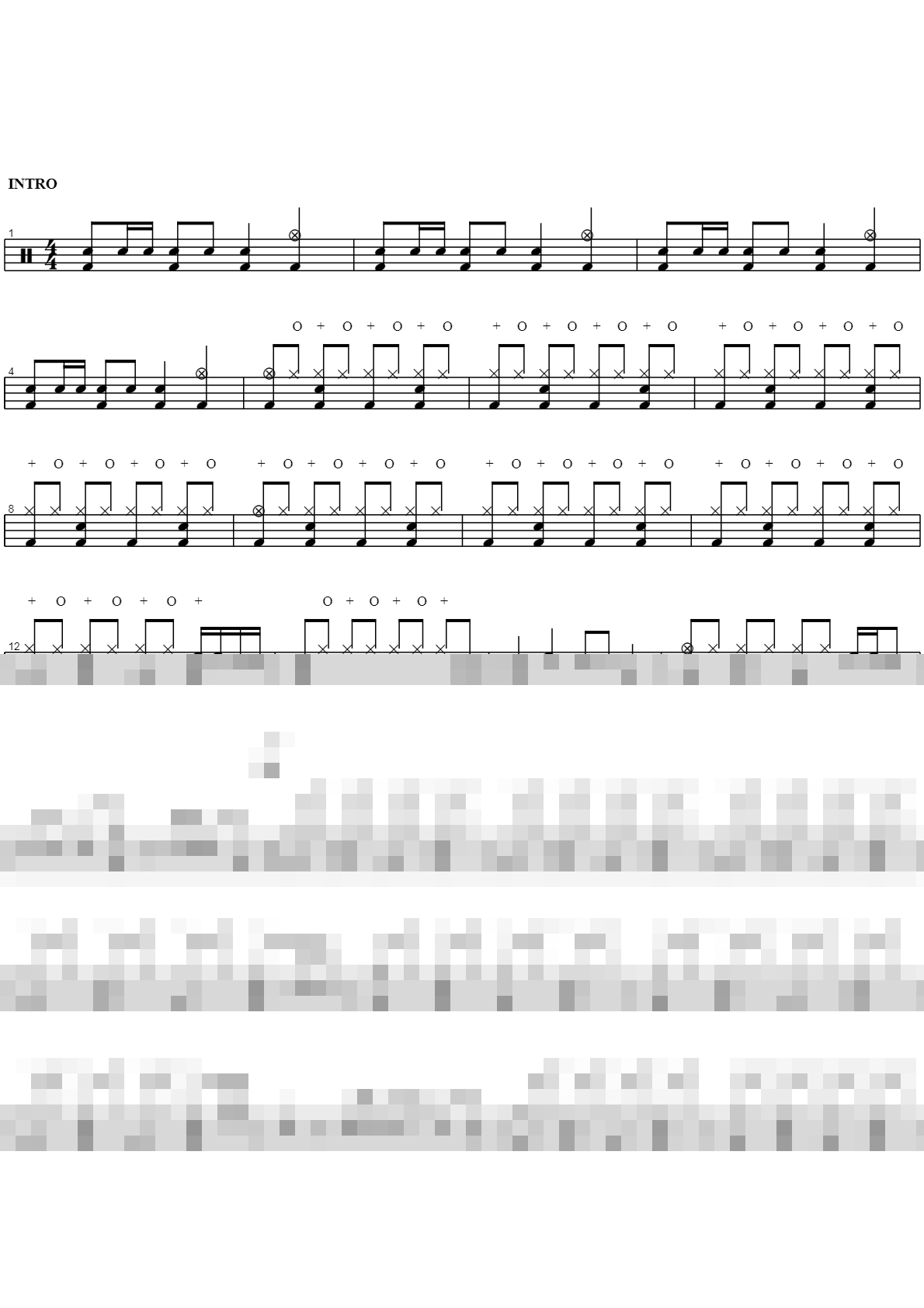 샤방샤방 Sheet Music Preview