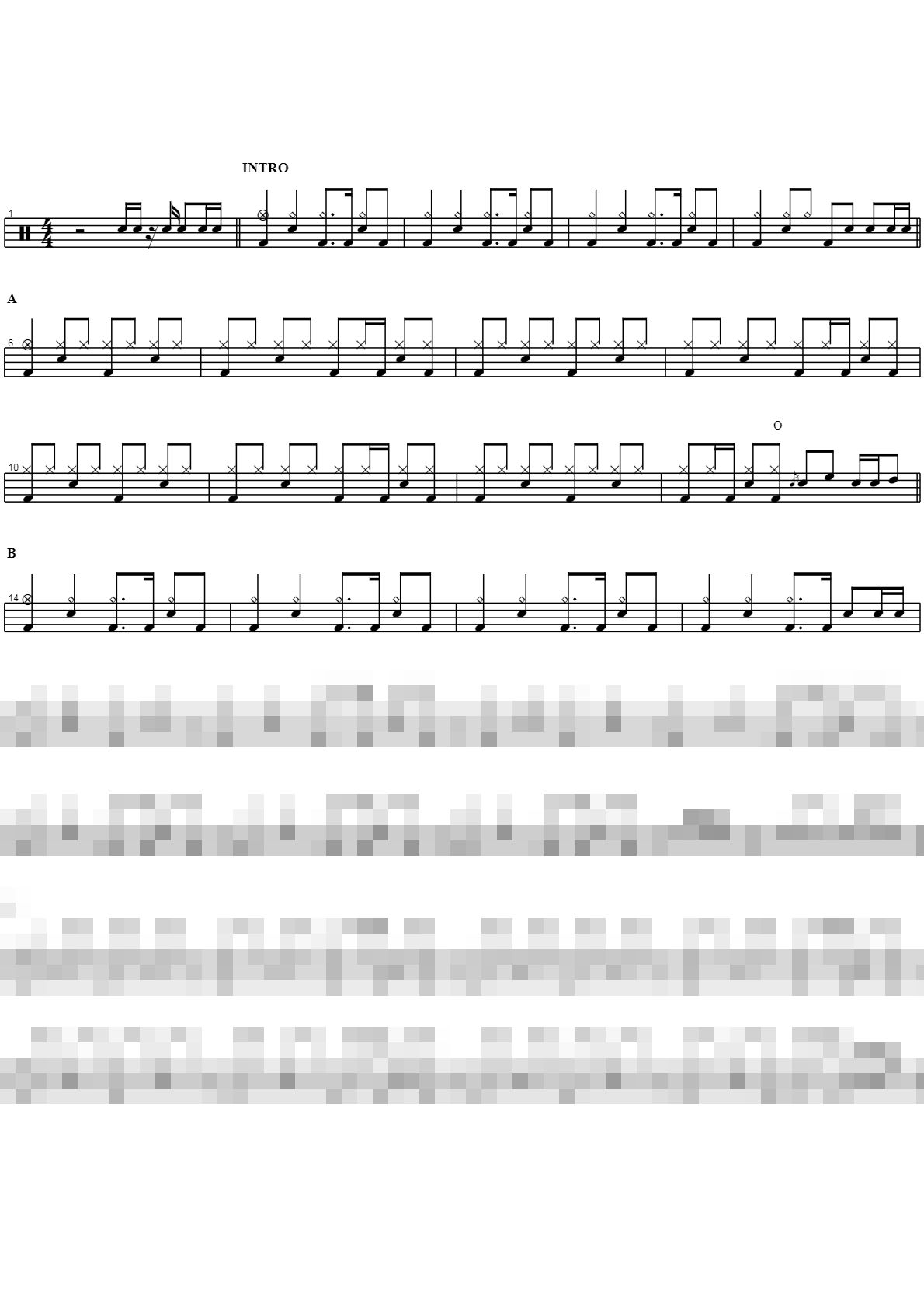 반드시 내가 너를 축복하리라 Sheet Music Preview