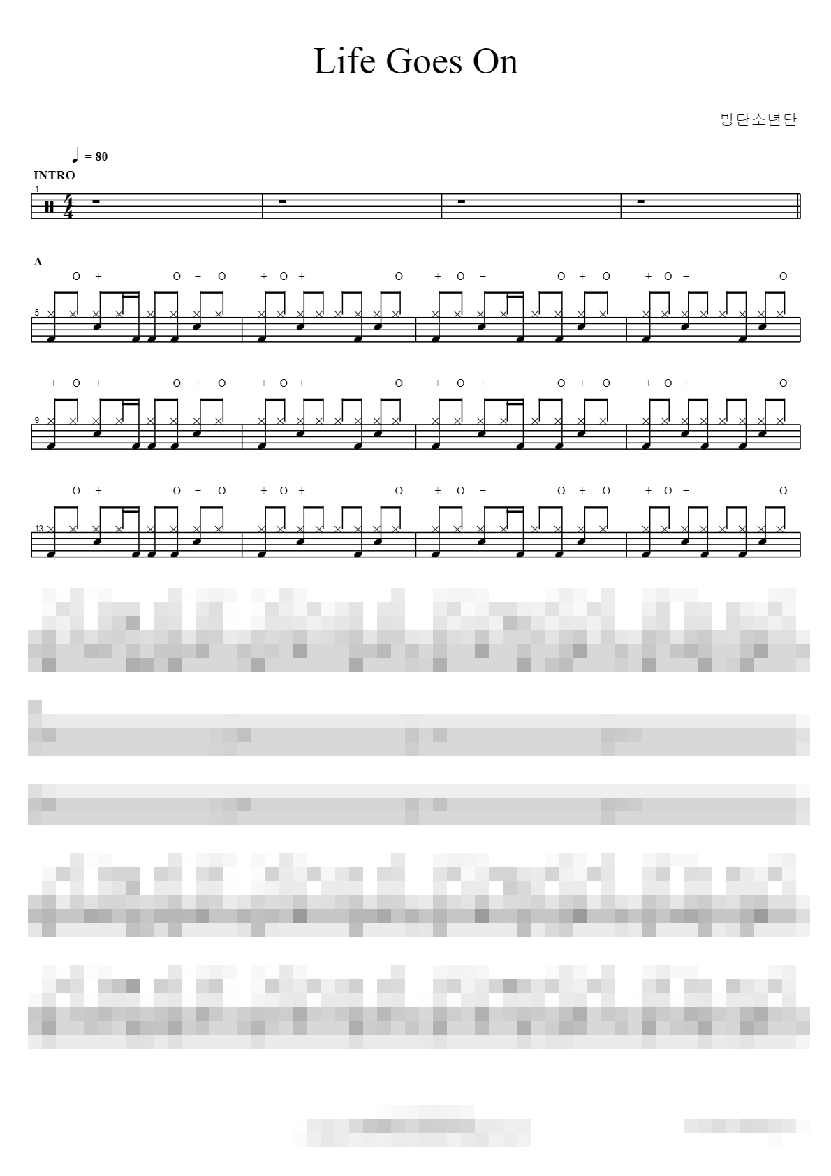 Life Goes On Sheet Music Preview